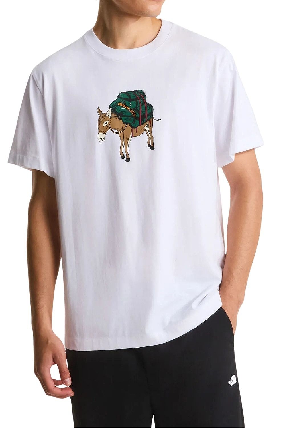 tričko The North Face Donkey Taxi Relaxed Graphic - TNF White