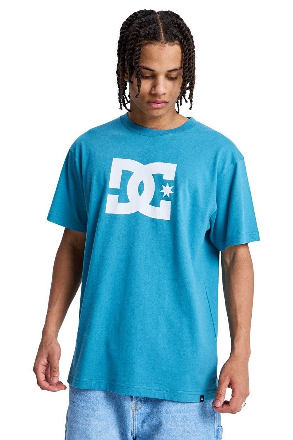 tricou DC Star Hss - BMG0/Storm Blue - men´s
