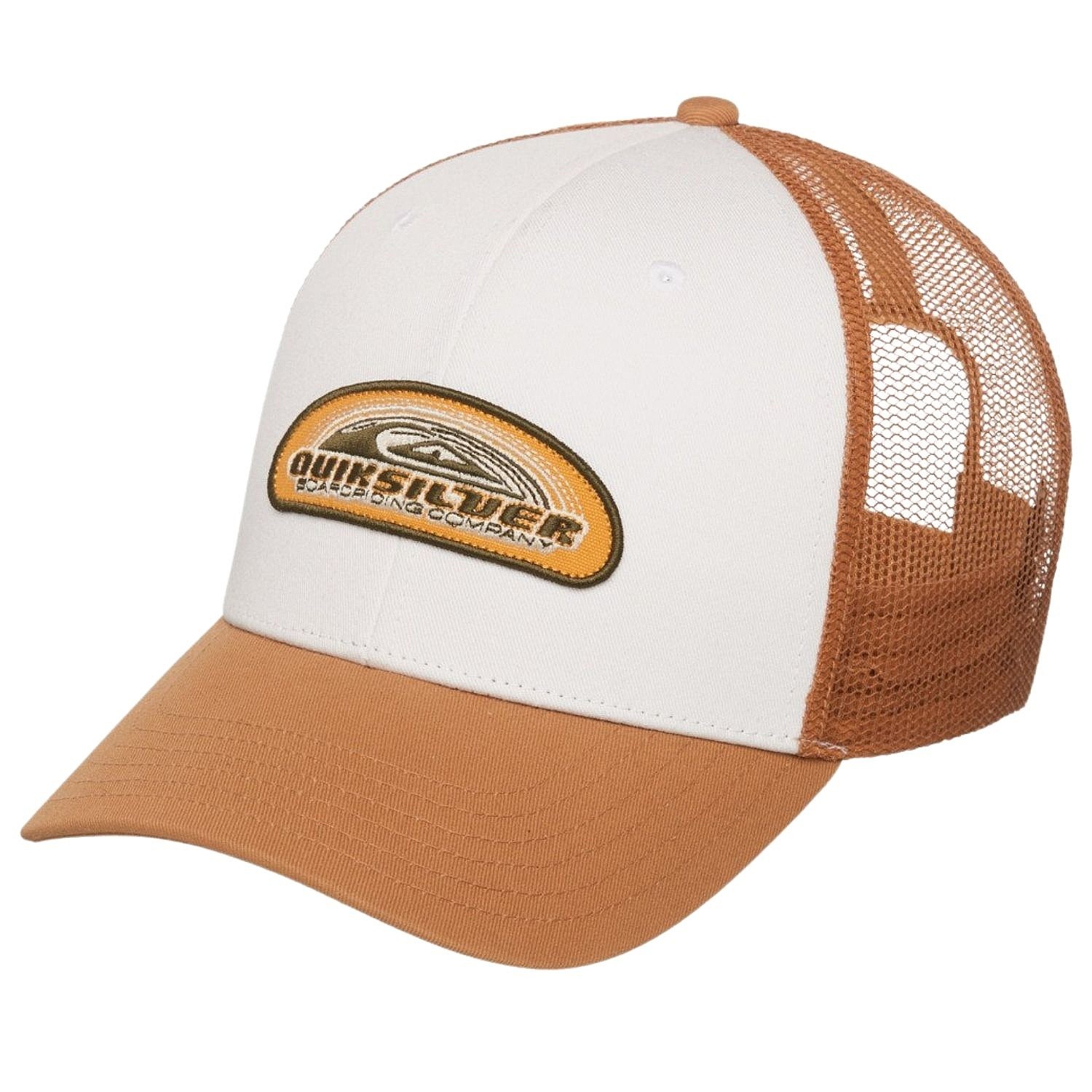 Kappe Quiksilver Decades Cotton Trucker - CMK0/Tobacco Brown - men´s