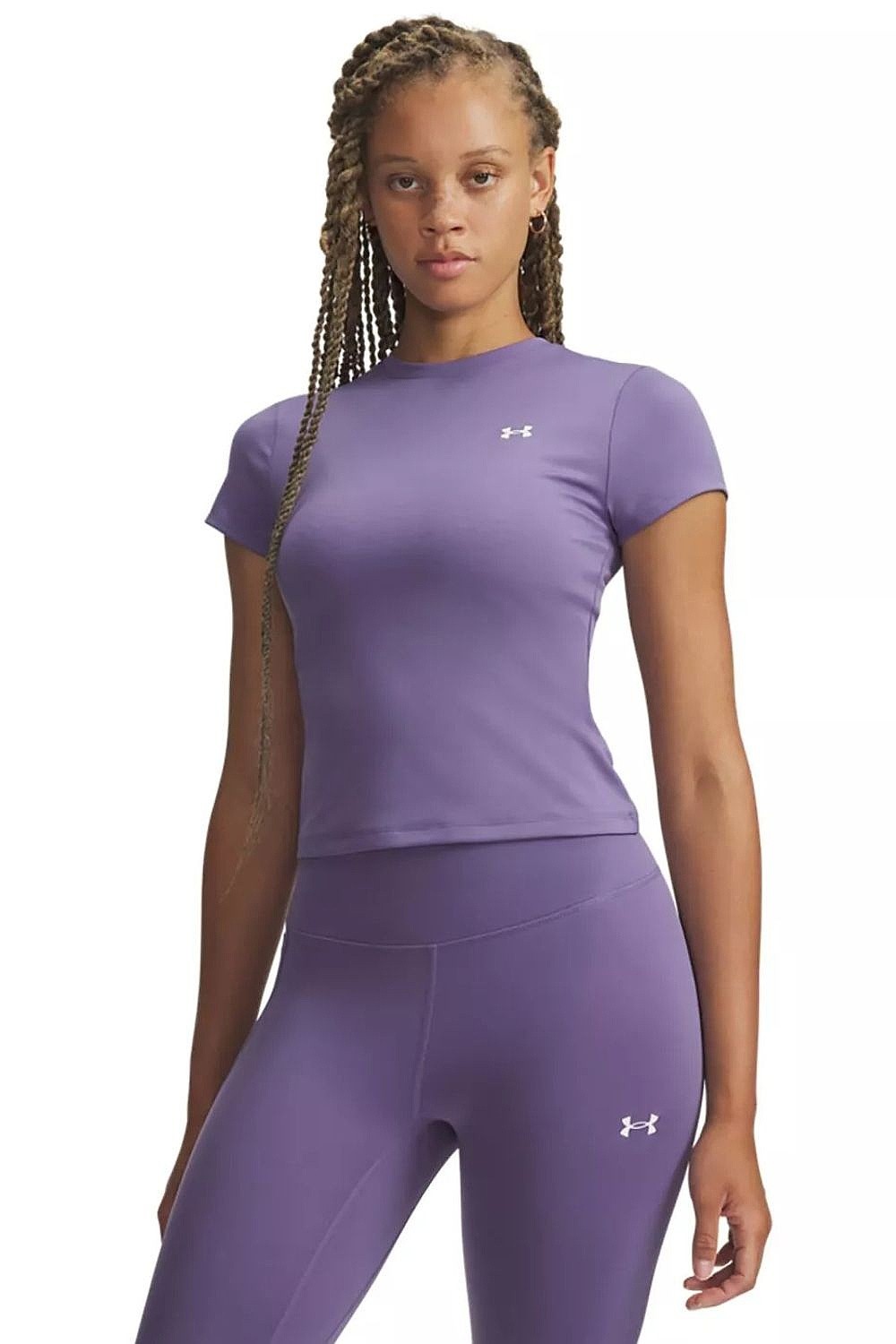 рубашка Under Armour Motion Fitted Emea - Purple Luxe/Purple Crest - women´s