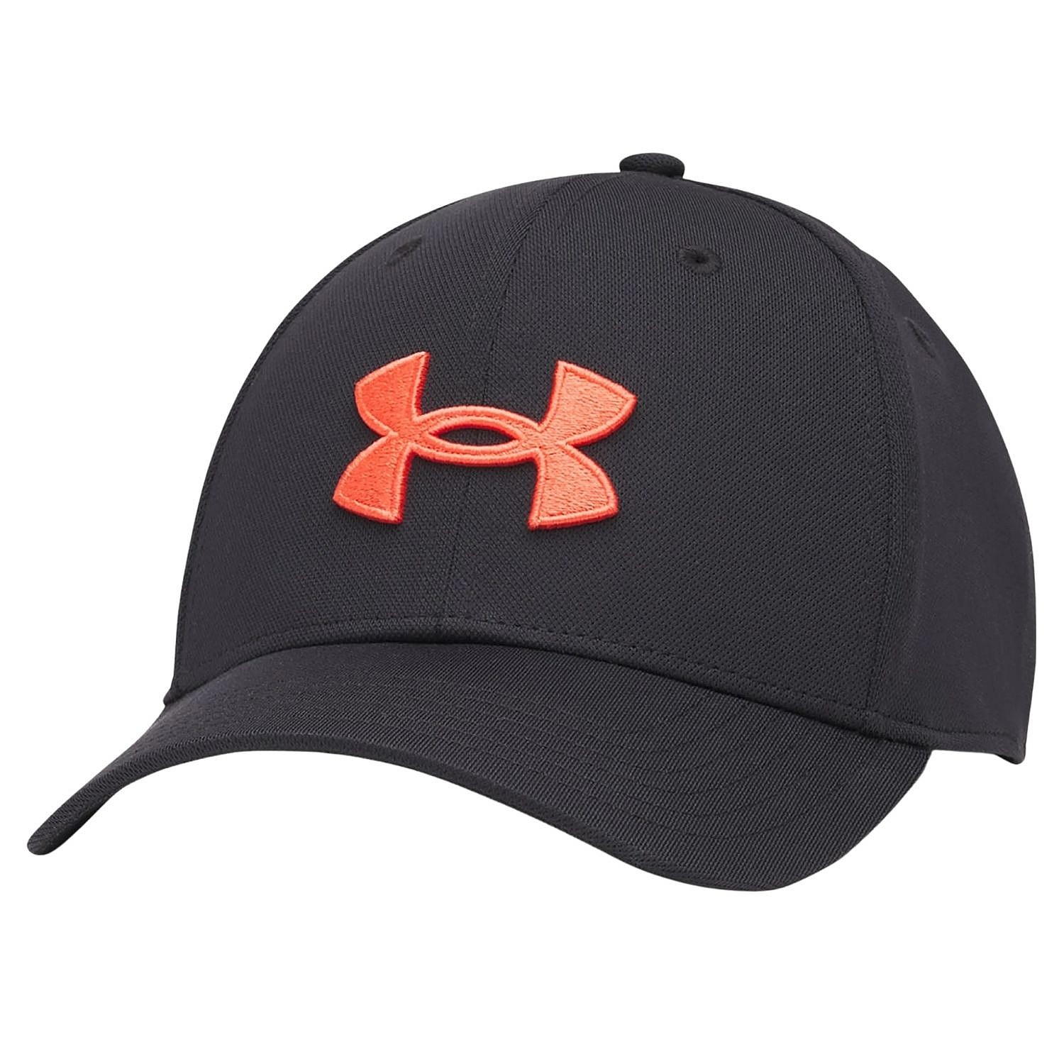 cap Under Armour Blitzing Low - Black/Venom Red - men´s