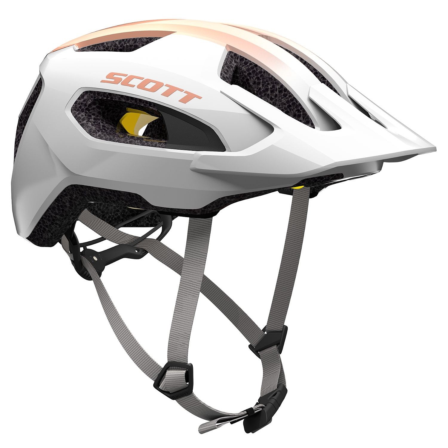 helma Scott Supra Plus Mips - Pearl White/Rose Bei