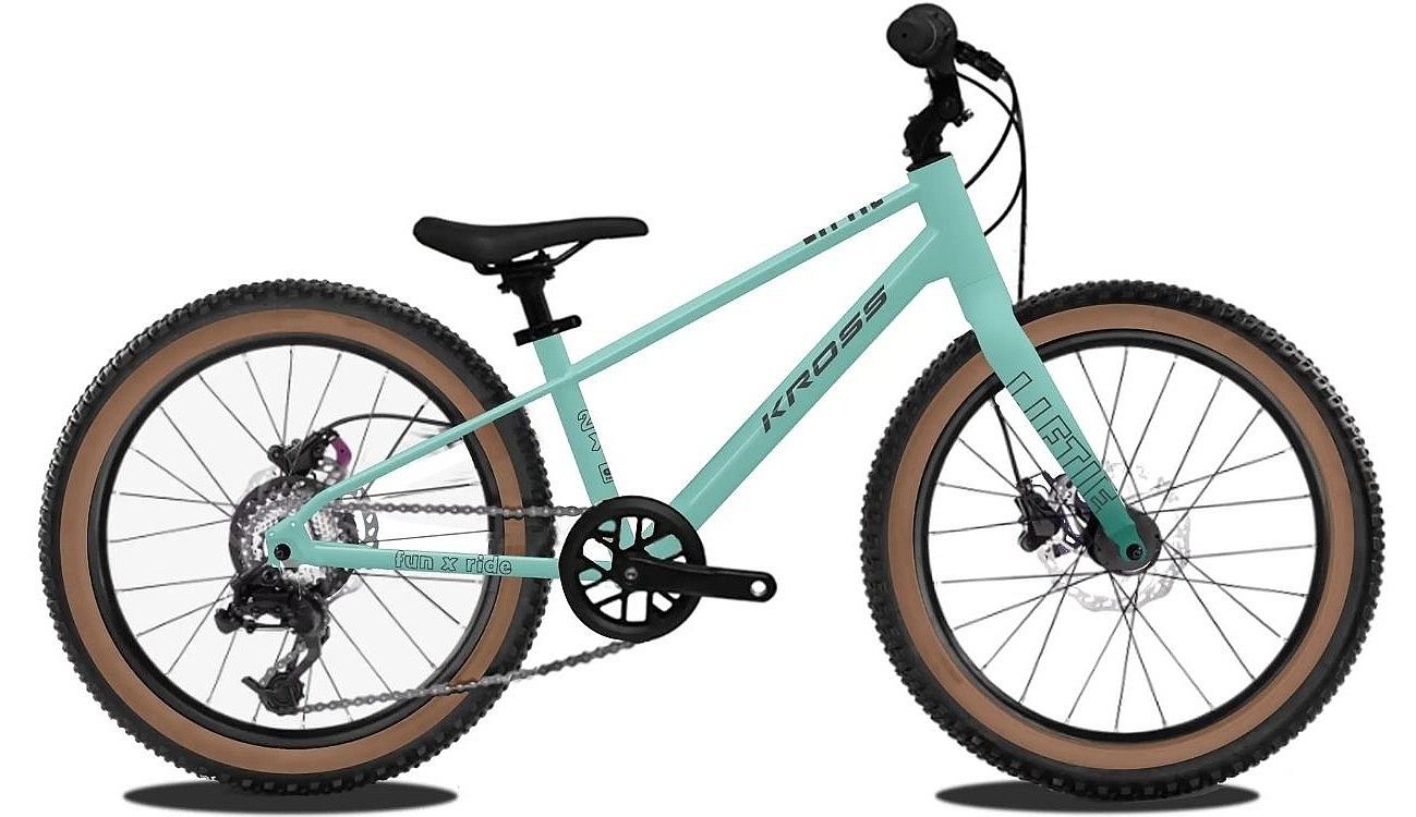 велосипед Kross Liftie X 20" - Turquoise/Black/Gloss - unisex junior
