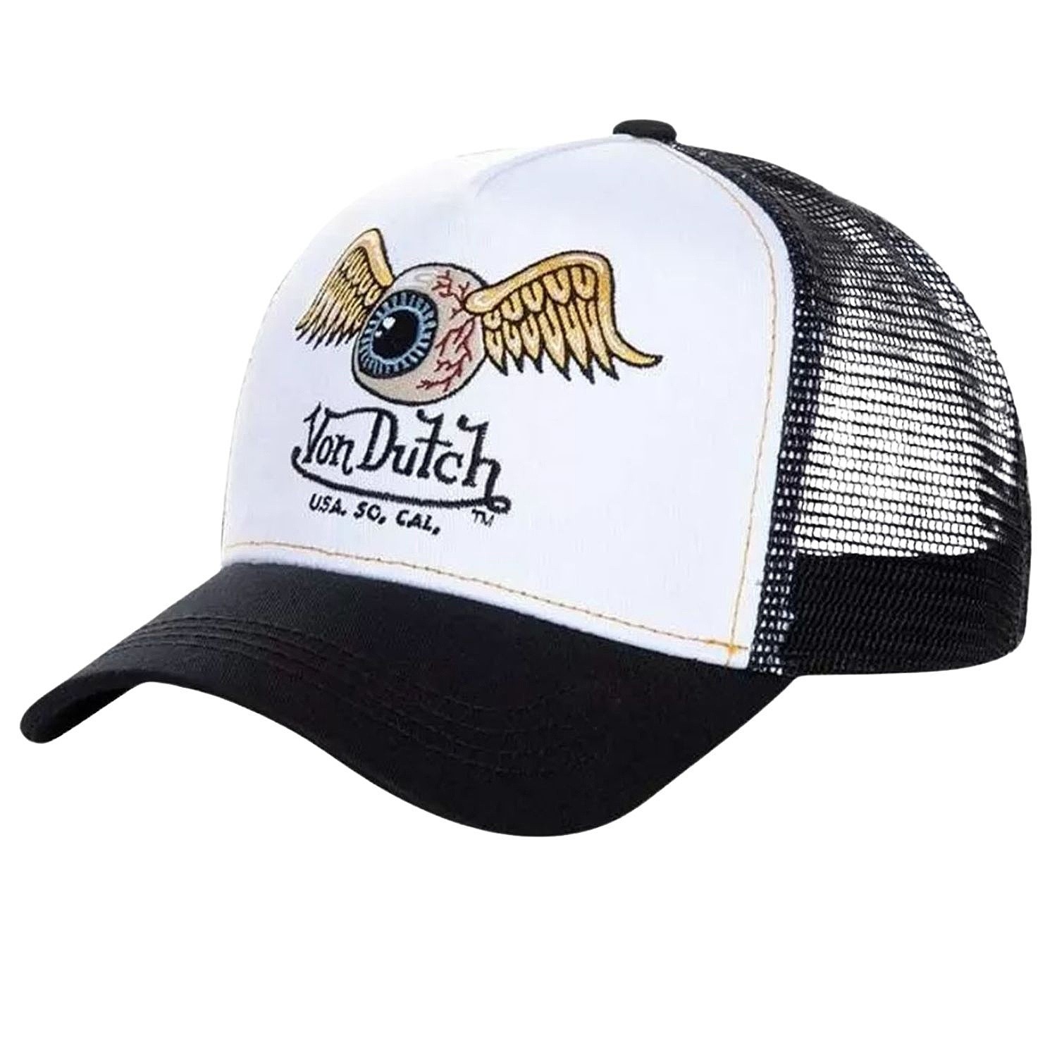 cap Von Dutch Art Aframe Trucker - Black/White