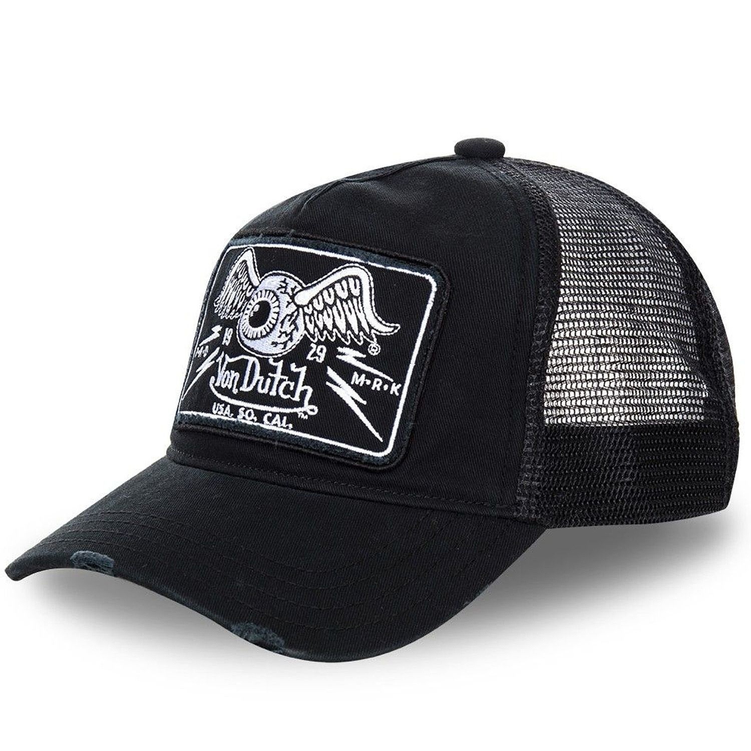 cap Von Dutch Flying Eye Trucker - Black