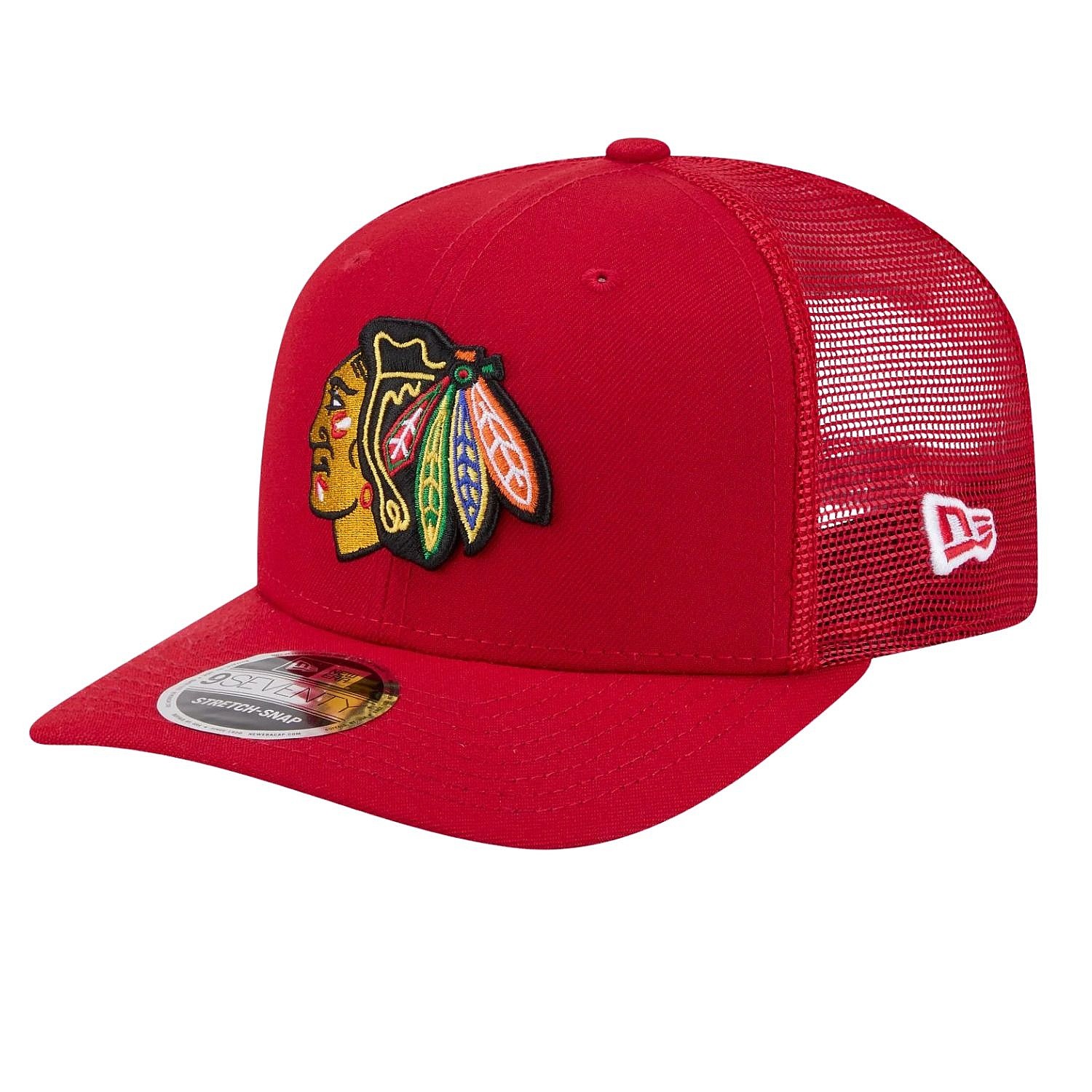 Kappe New Era 9SE Stretch Eg Trucker NHL Chicago Blackhawks - Official Team Color - men´s
