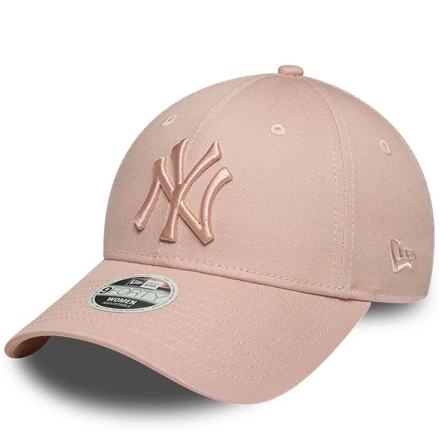czapka z daszkiem New Era 9FO League Essential MLB New York Yankees - Pink Rouge/Pink Rouge - women´s