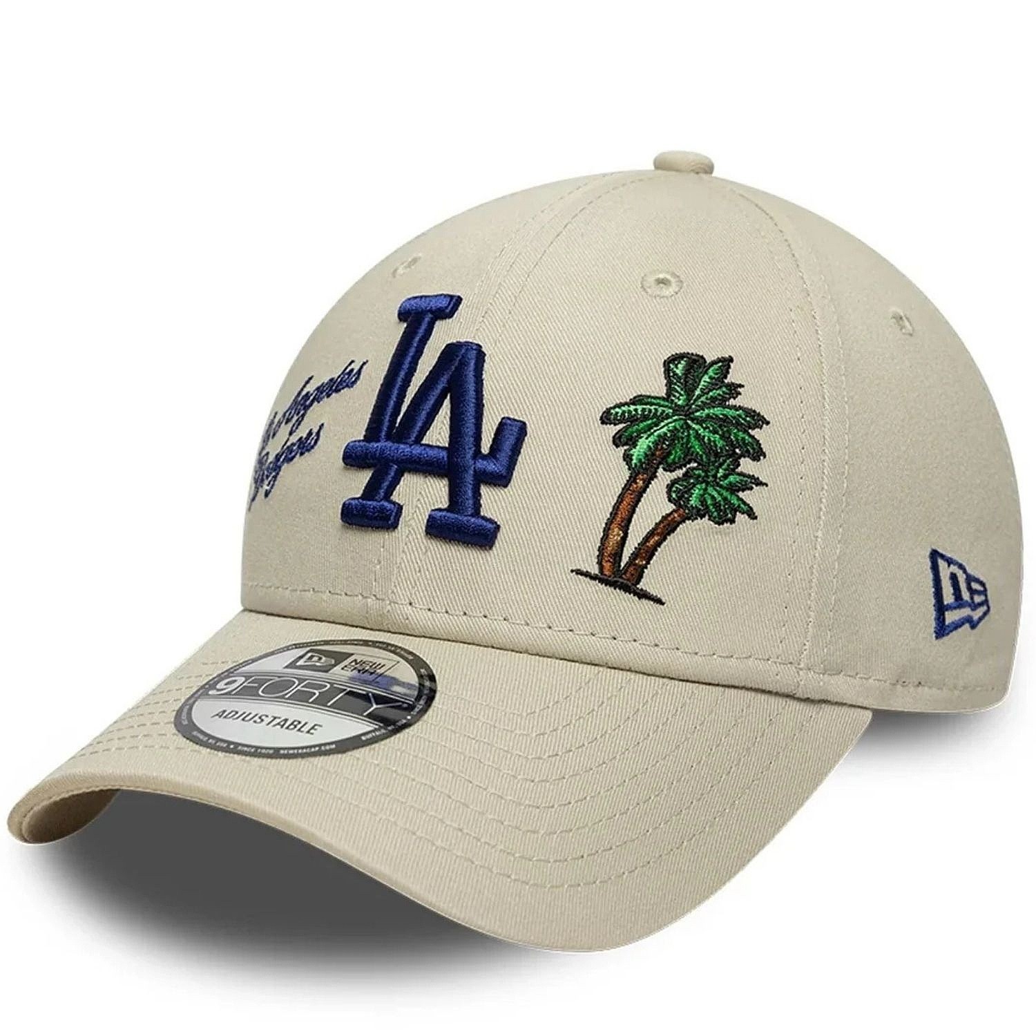 czapka z daszkiem New Era 9FO City Icon MLB Los Angeles Dodgers - Stone - men´s