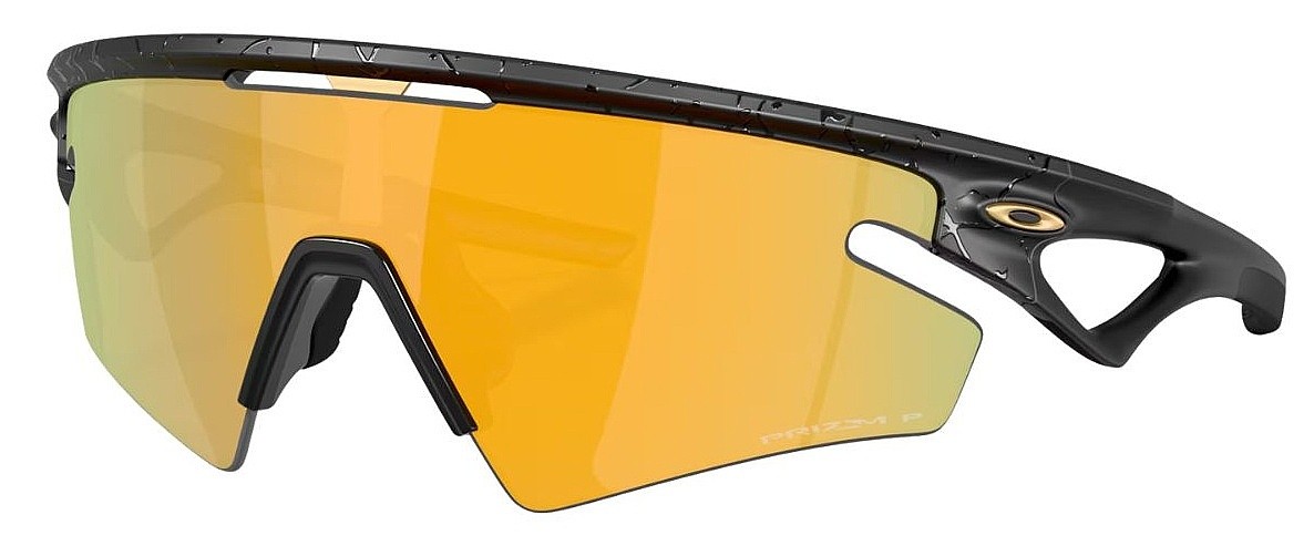 Brille Oakley Sphaera Slash - Matte Black Splatter/Prizm 24K Polarized