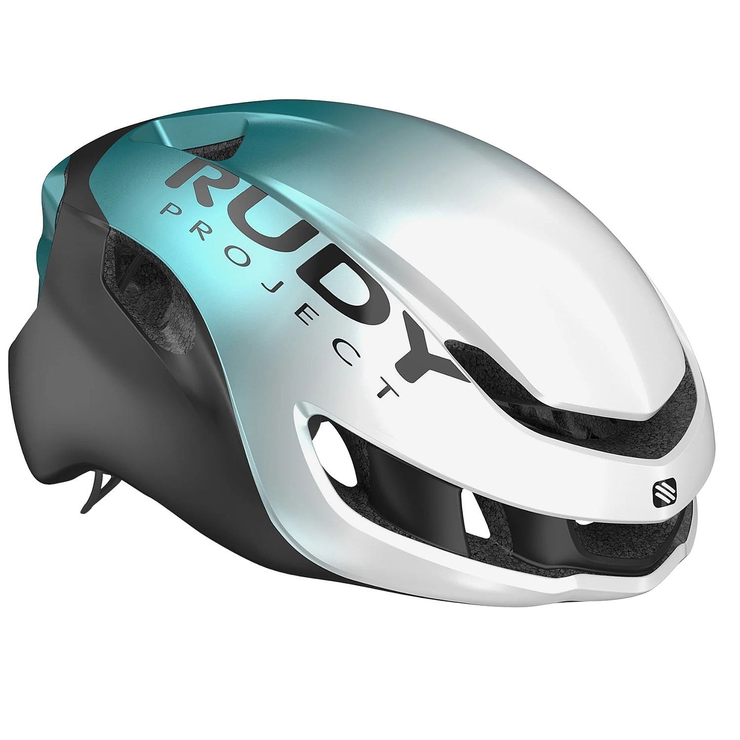 kask Rudy Project Nytron - Pearl/Emerald/Black Metal Matte