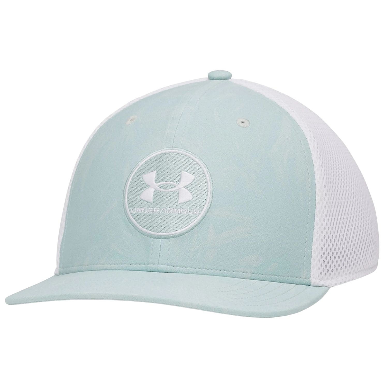 cap Under Armour Drive Mid Stretch - Enamel Blue/White - men´s