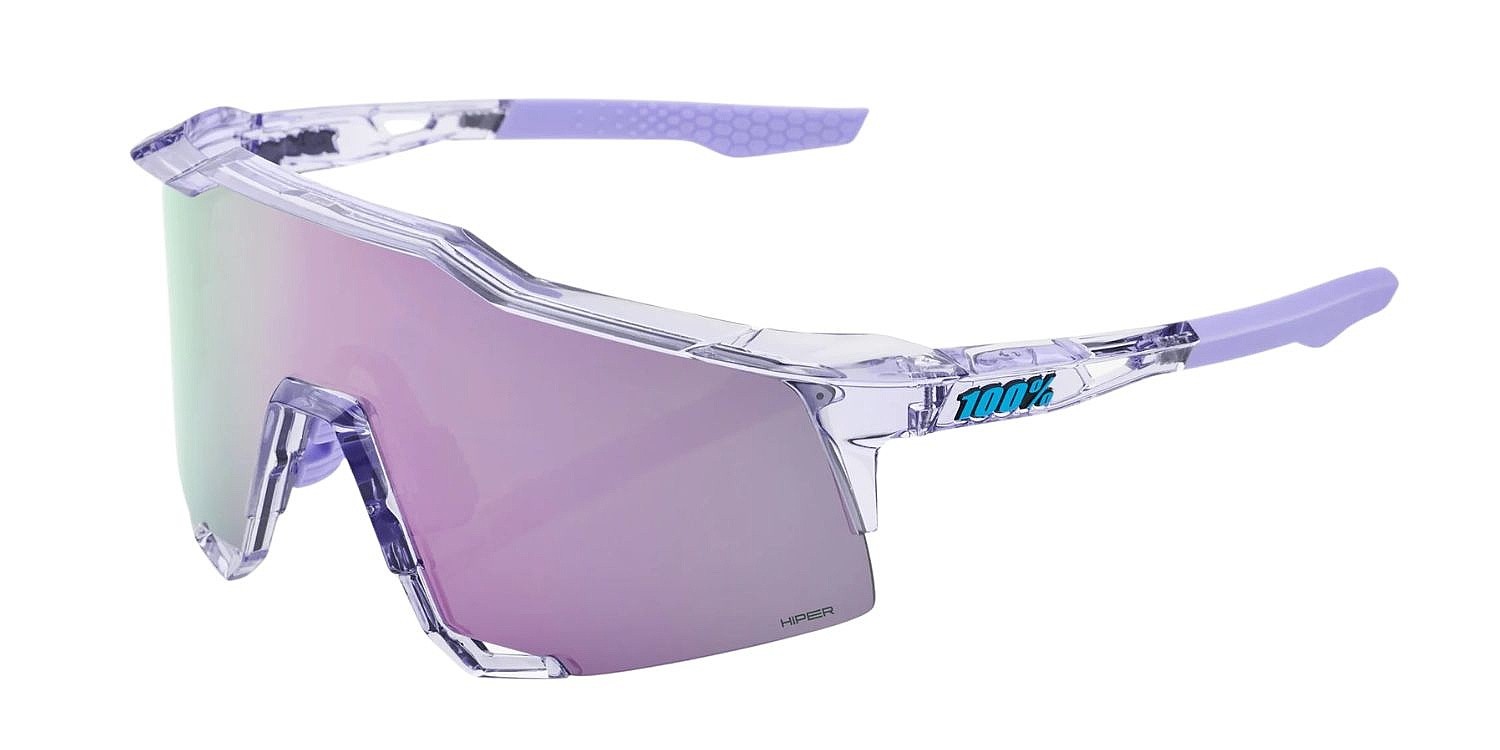 brýle 100% Speedcraft - Polished Translucent Lavender/HiPER Lavender Mirro