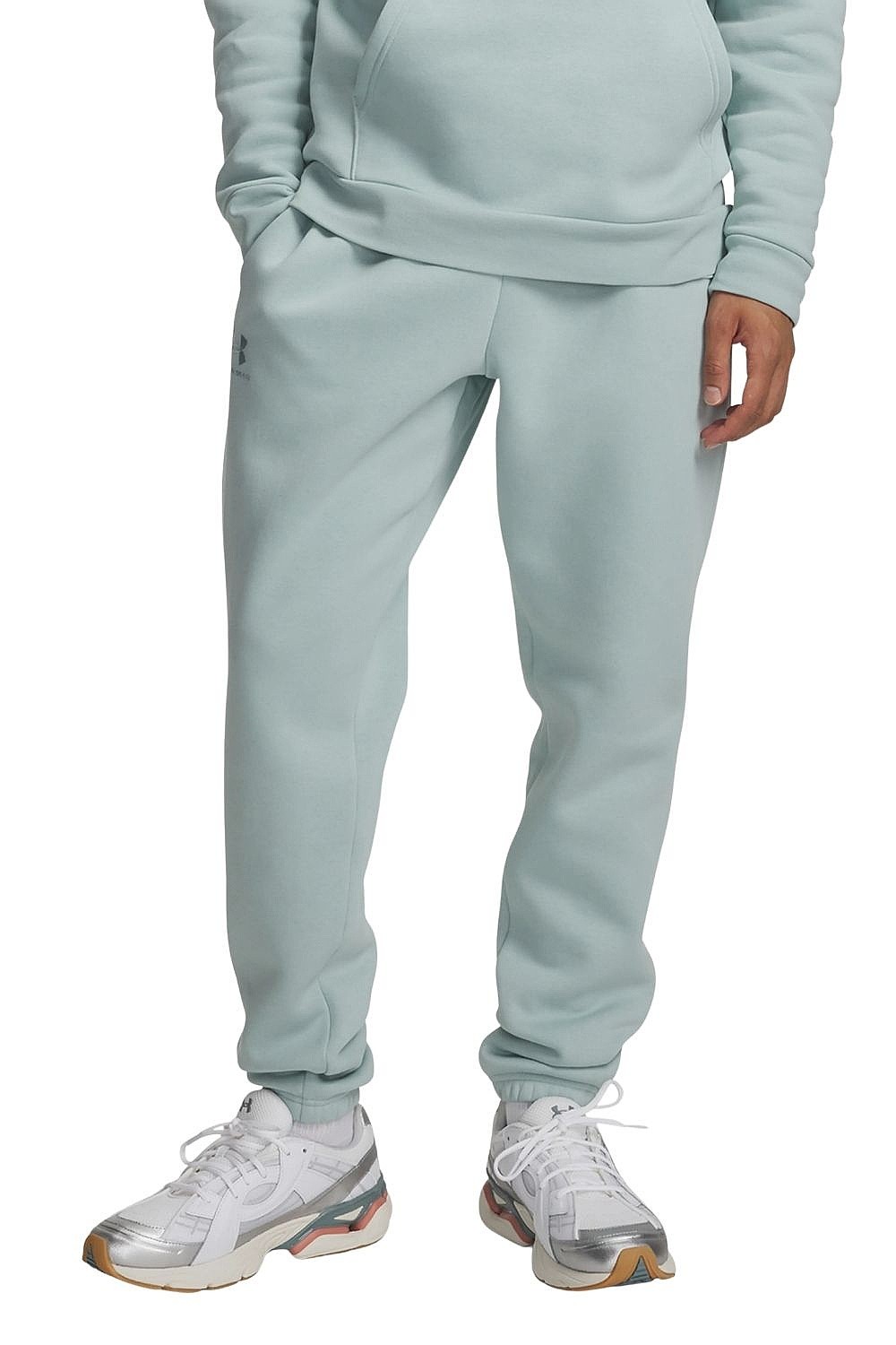 tepláky Under Armour Icon Fleece Jogger - Enamel Blue/White