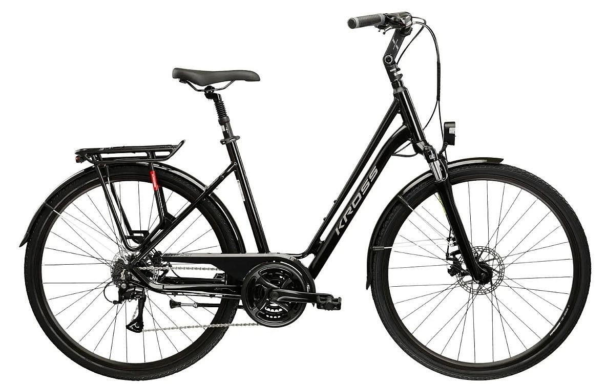 cykel Kross Sentio 3.0 28" - Black/Silver/Gloss