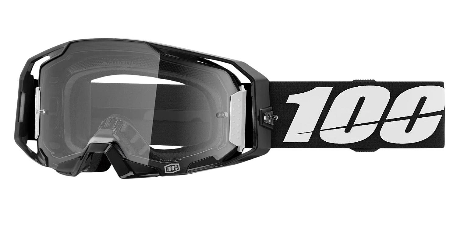 glasögon 100% Armatic - Black/Clear