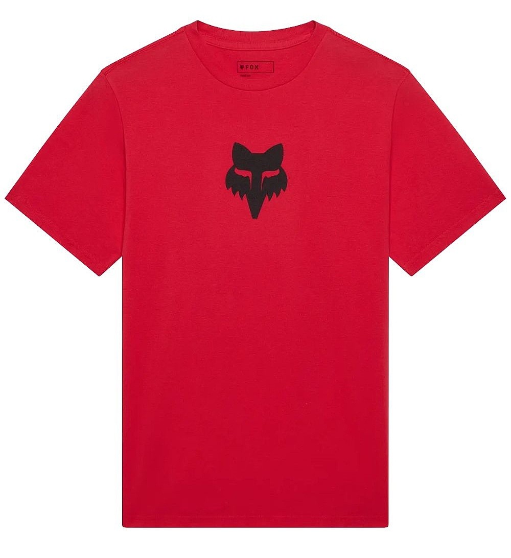 T-Shirt Fox Head 195 Original - Flame Red - men´s