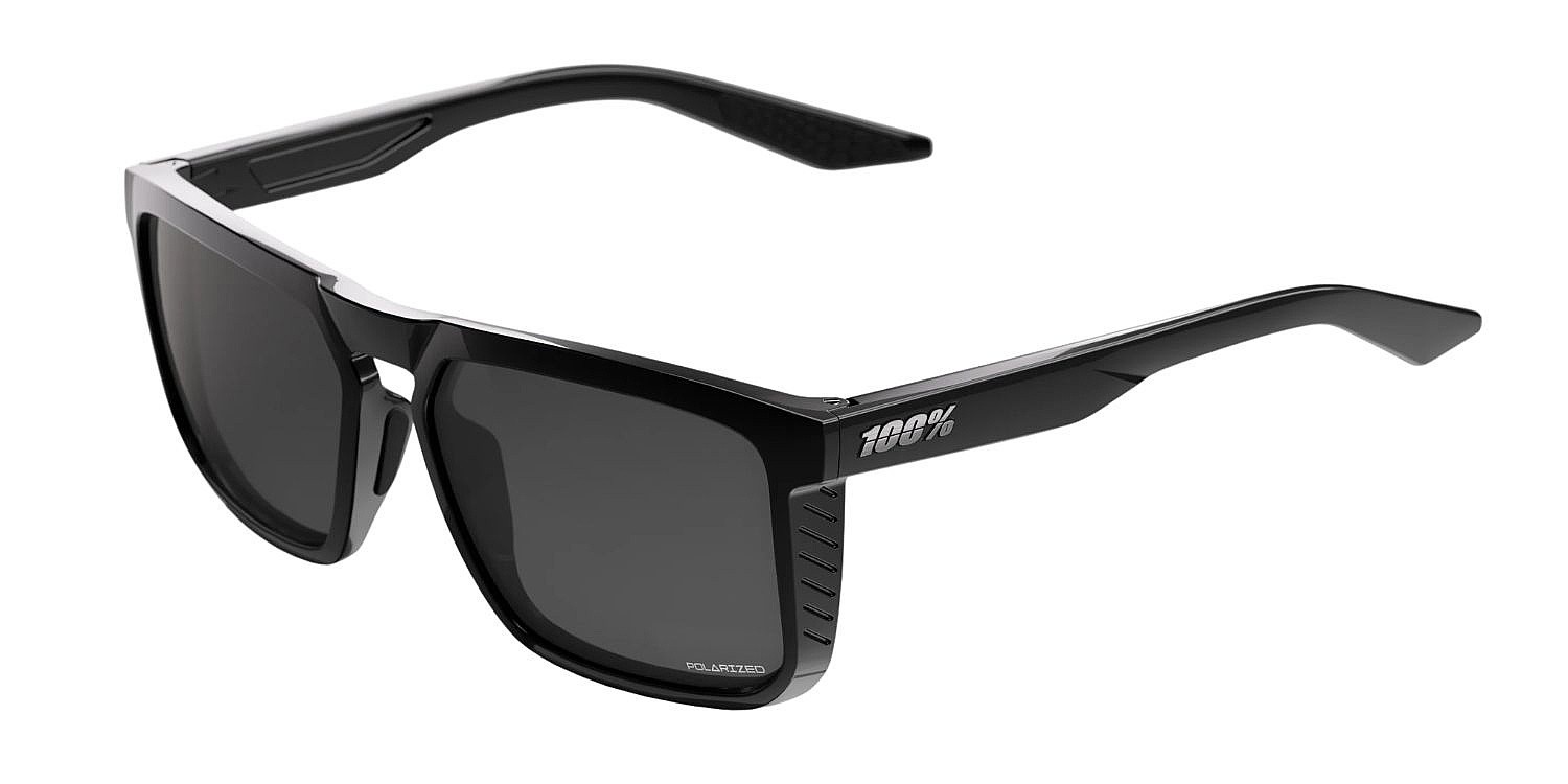 brýle 100% Renshaw - Polished Black/Grey Polarized