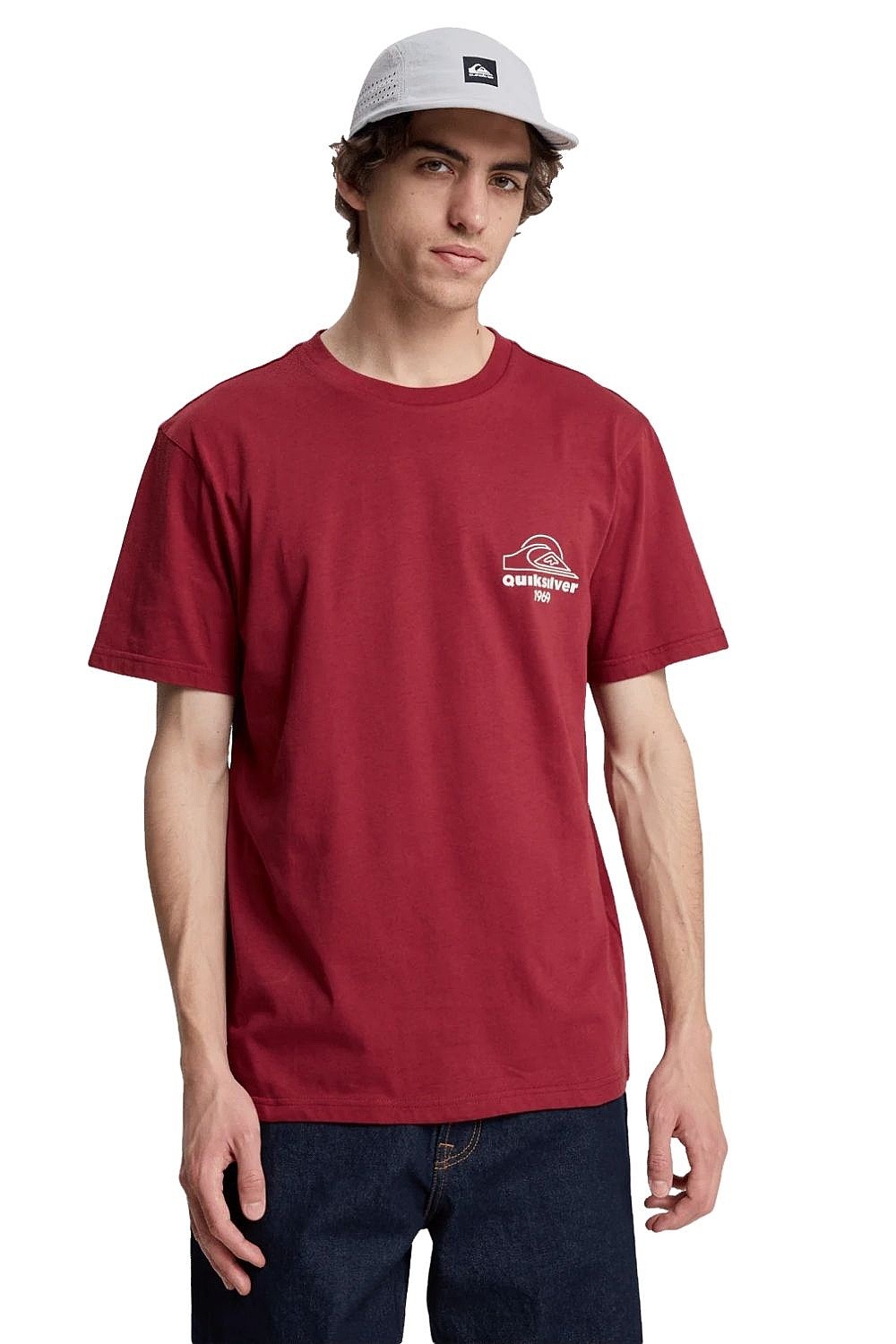 tričko Quiksilver Bliss Point - RQZ0/Burnt Russet - men´s