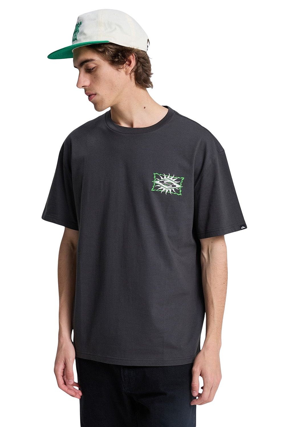 tričko Quiksilver Ev Starfish Stamp - KTA0/Tarmac - men´s