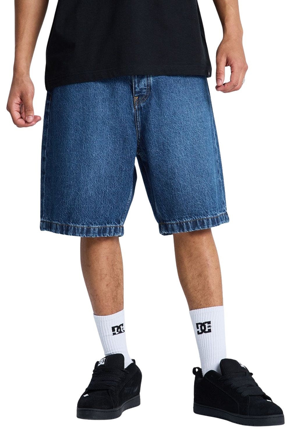 kraťasy DC Baggy Denim - BLCW/Stone Indigo