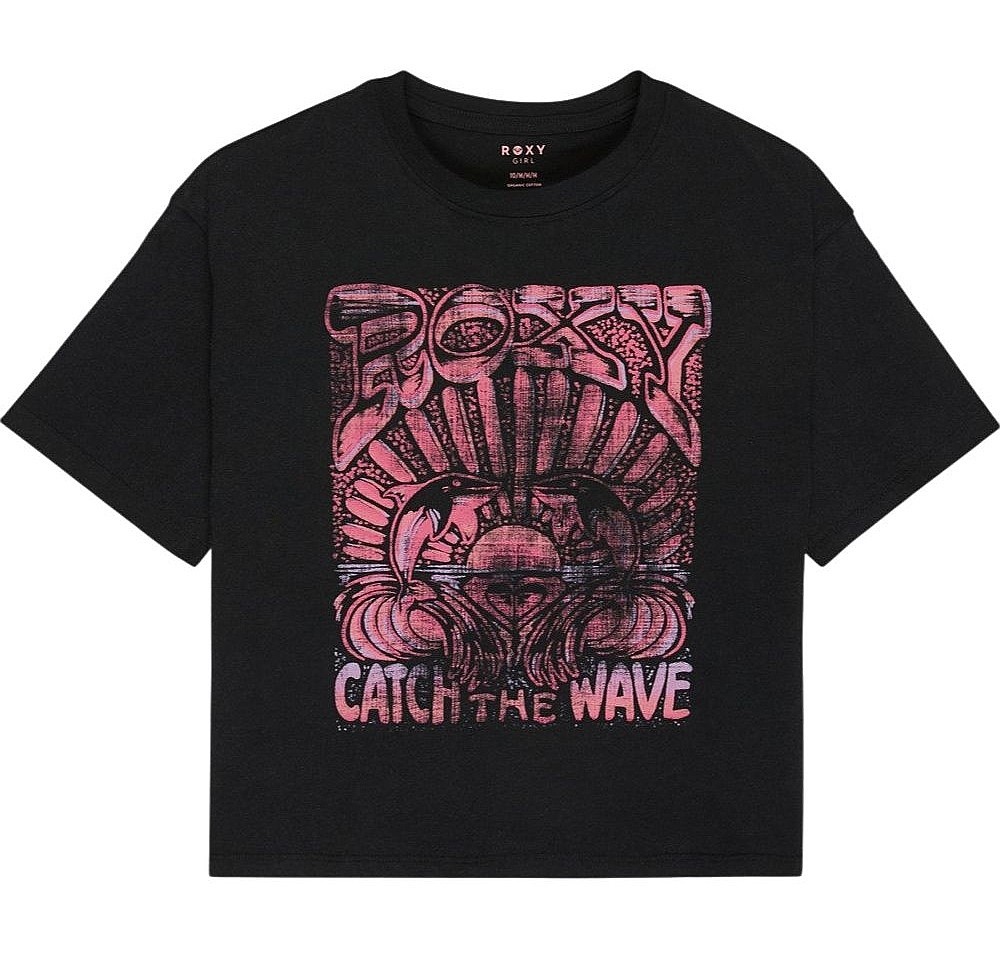 T-shirt Roxy Daisyloose Season - KVJ0/Anthracite - girl´s