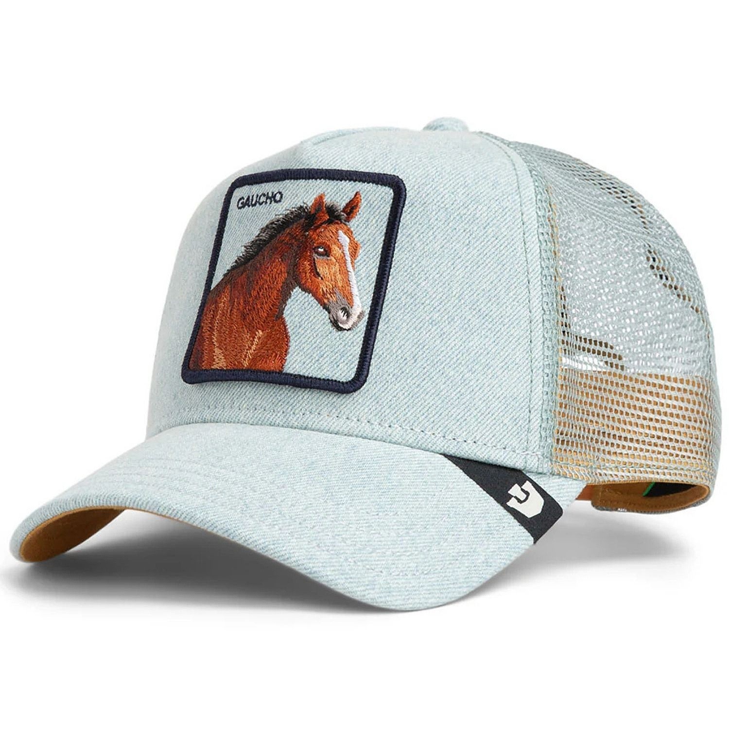 czapka z daszkiem Goorin Bros. Denim Gaucho Trucker - Light Denim