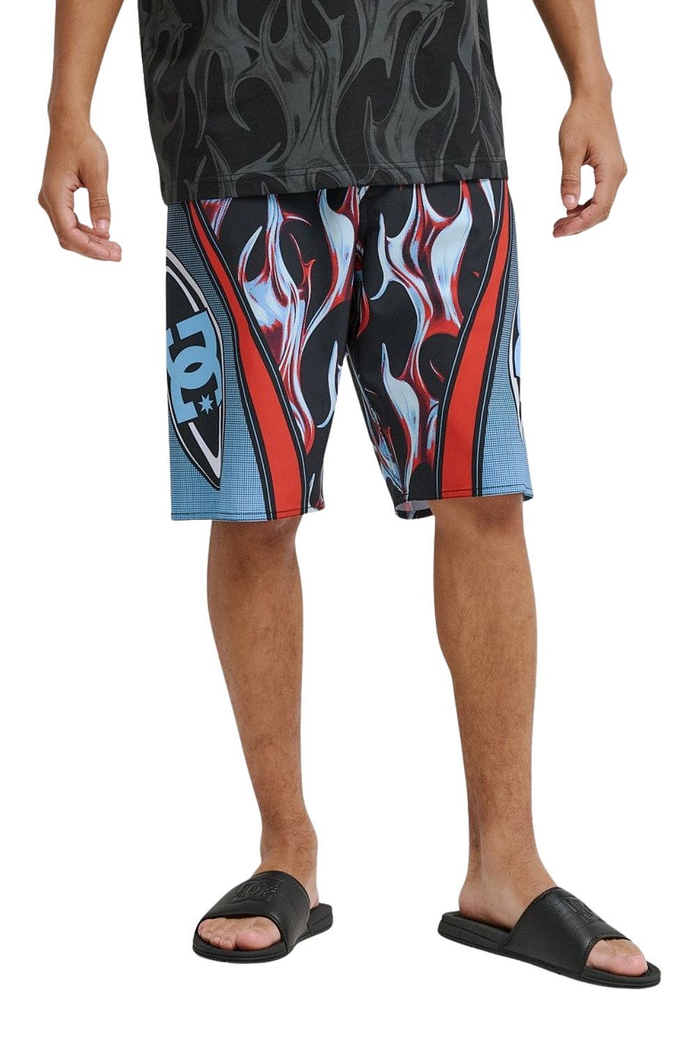 Short de bain DC Sylem 21 - KVJ2/Liquid Fuego Black - men´s