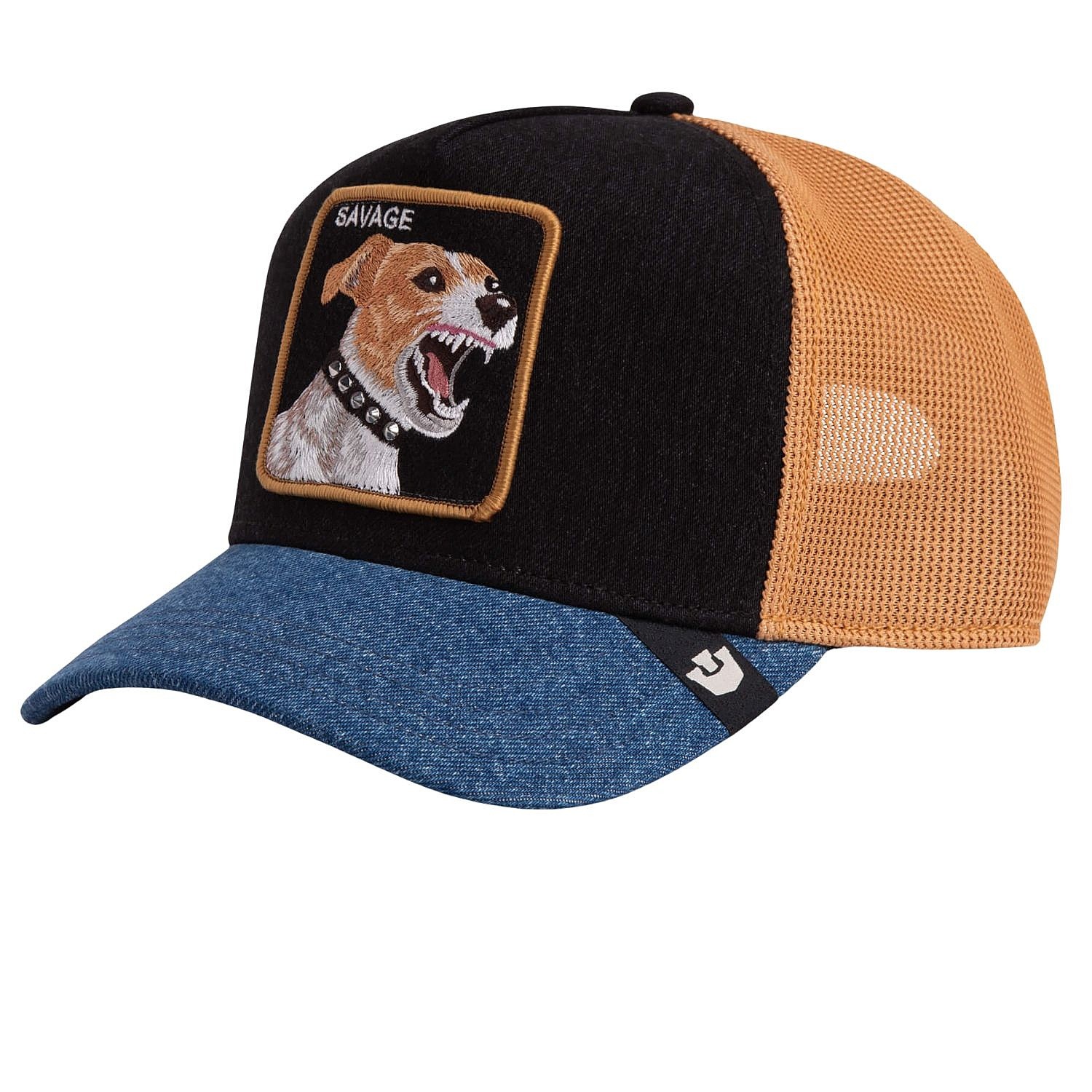 casquette Goorin Bros. Savage Dawg Trucker - Black Denim