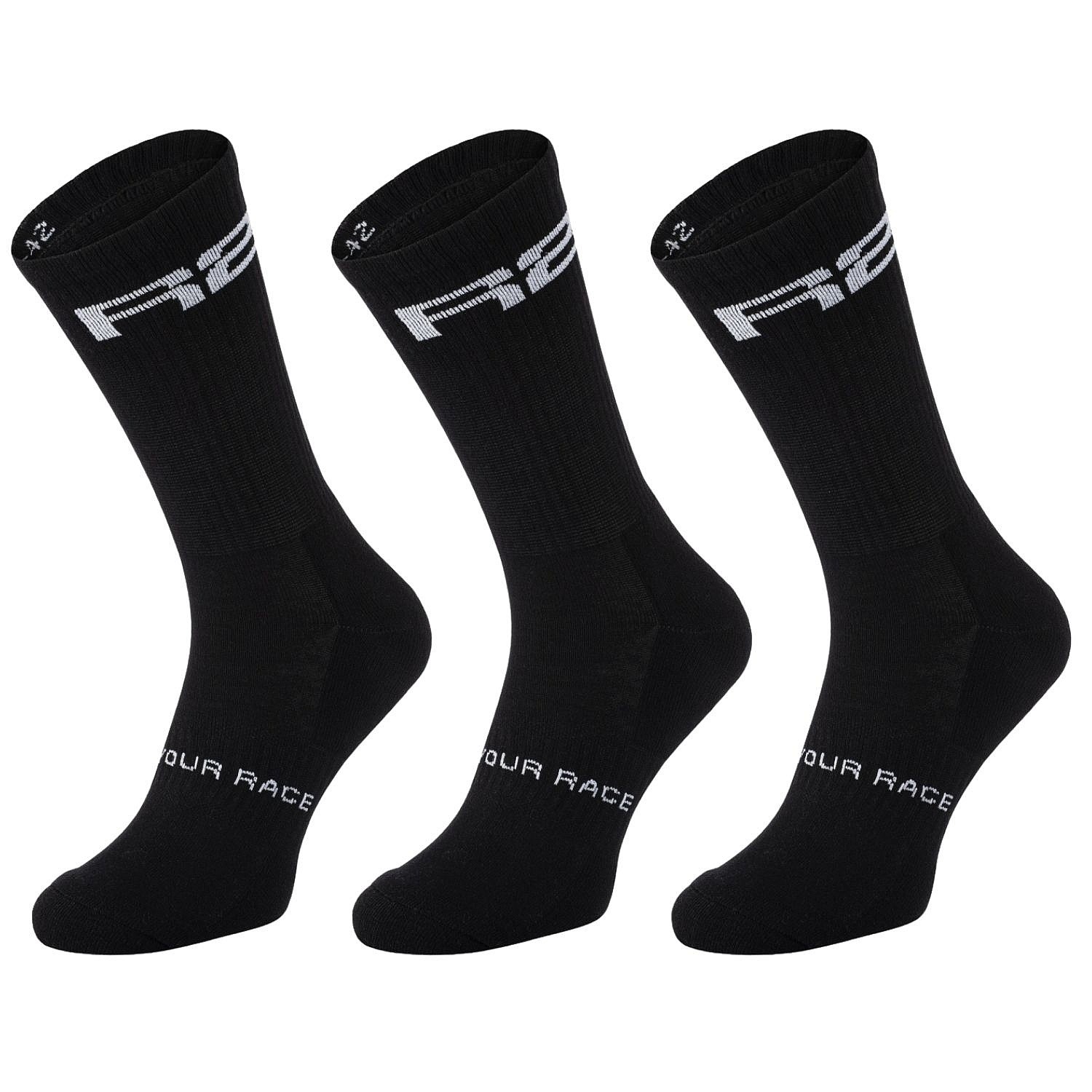 calcetines R2 Urban 3 Pack - ATS31B/Black/White