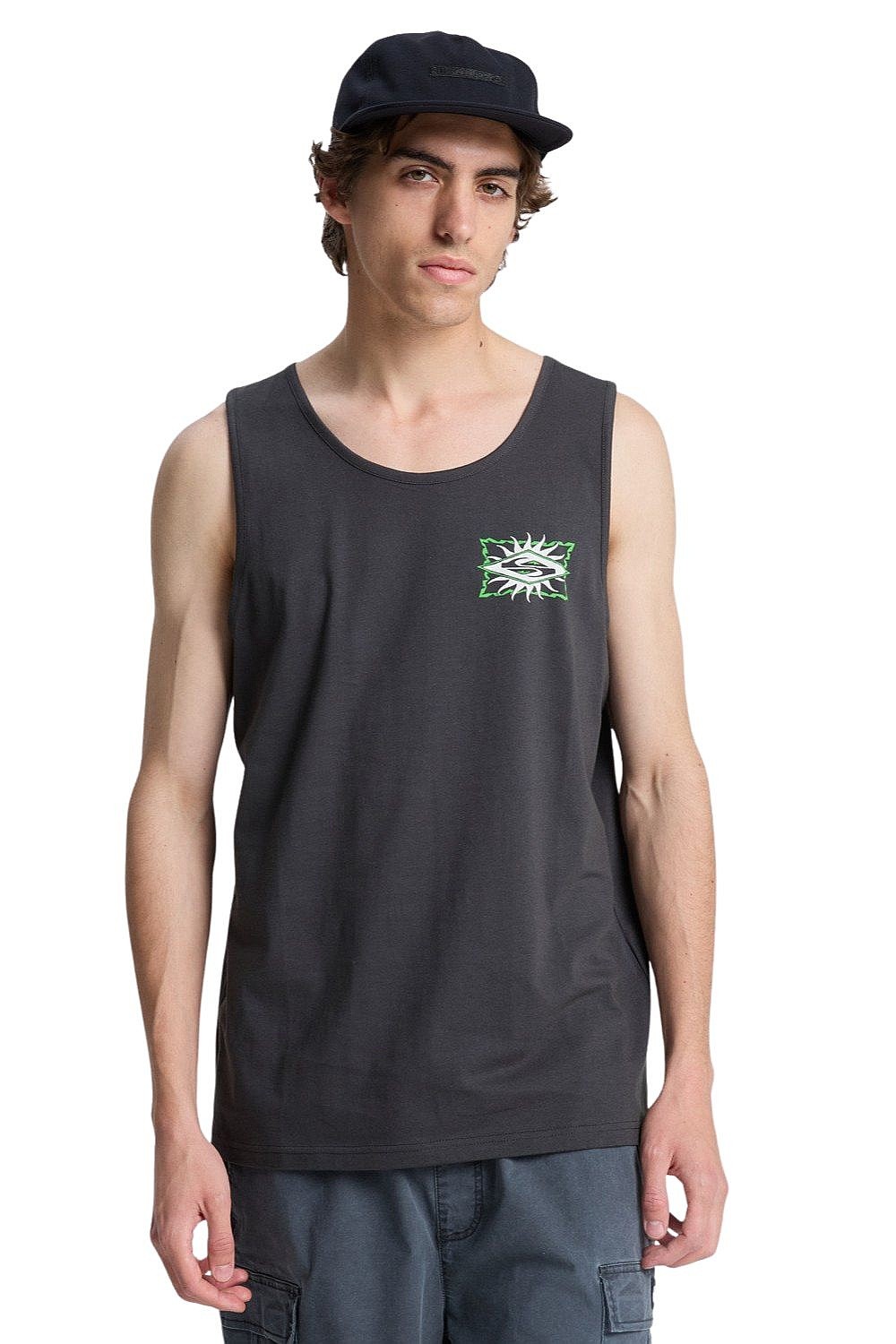 tílko Quiksilver Ev Starfish Stamp - KTA0/Tarmac