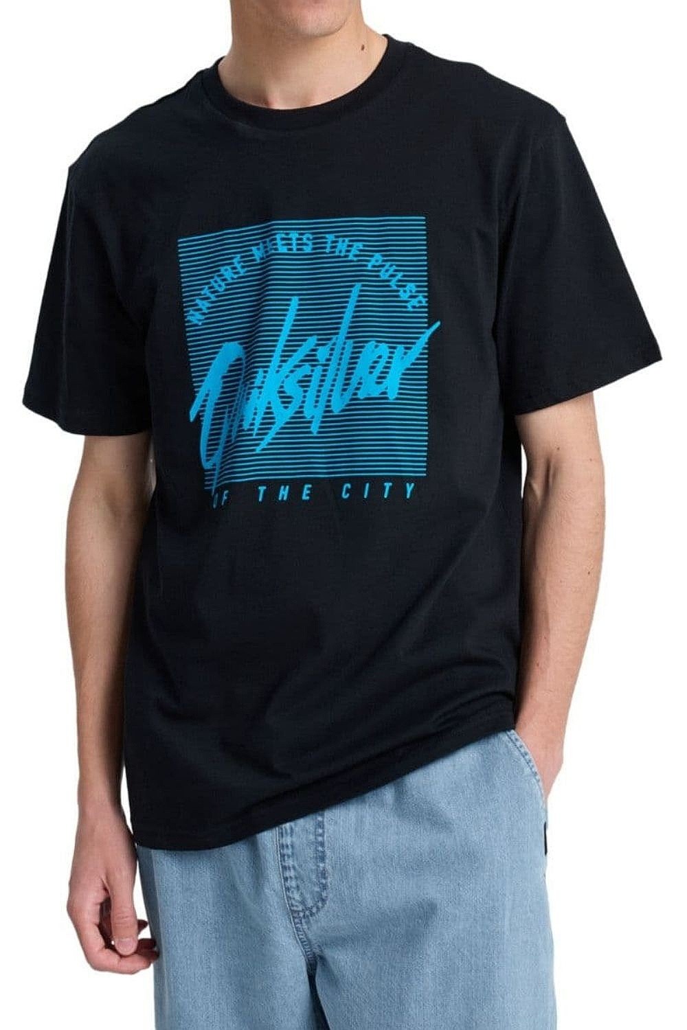 tričko Quiksilver Retro Mood - KVJ0/Black - men´s