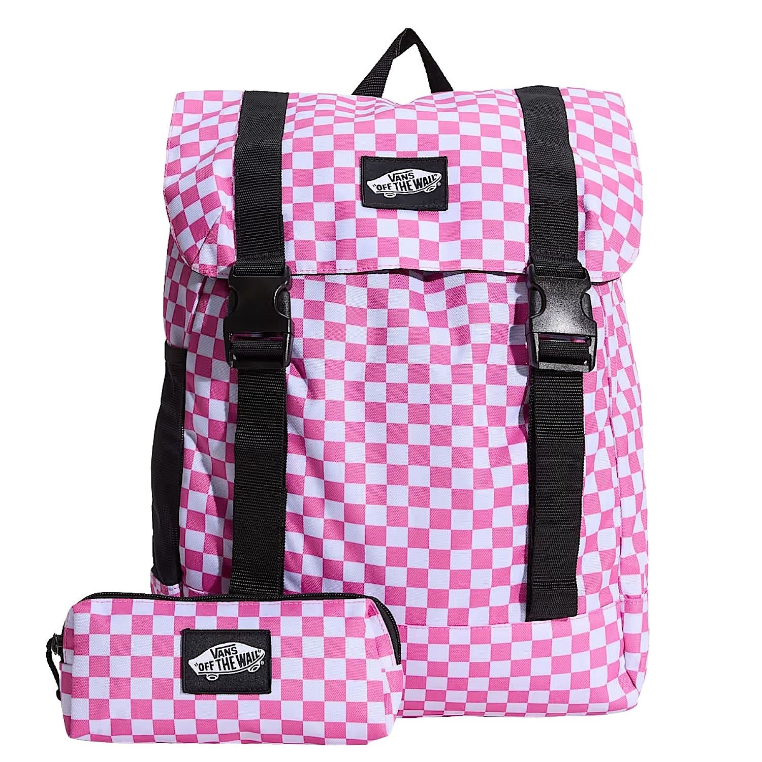 backpack Vans Utility - Checkerboard Pink Fizz - unisex junior