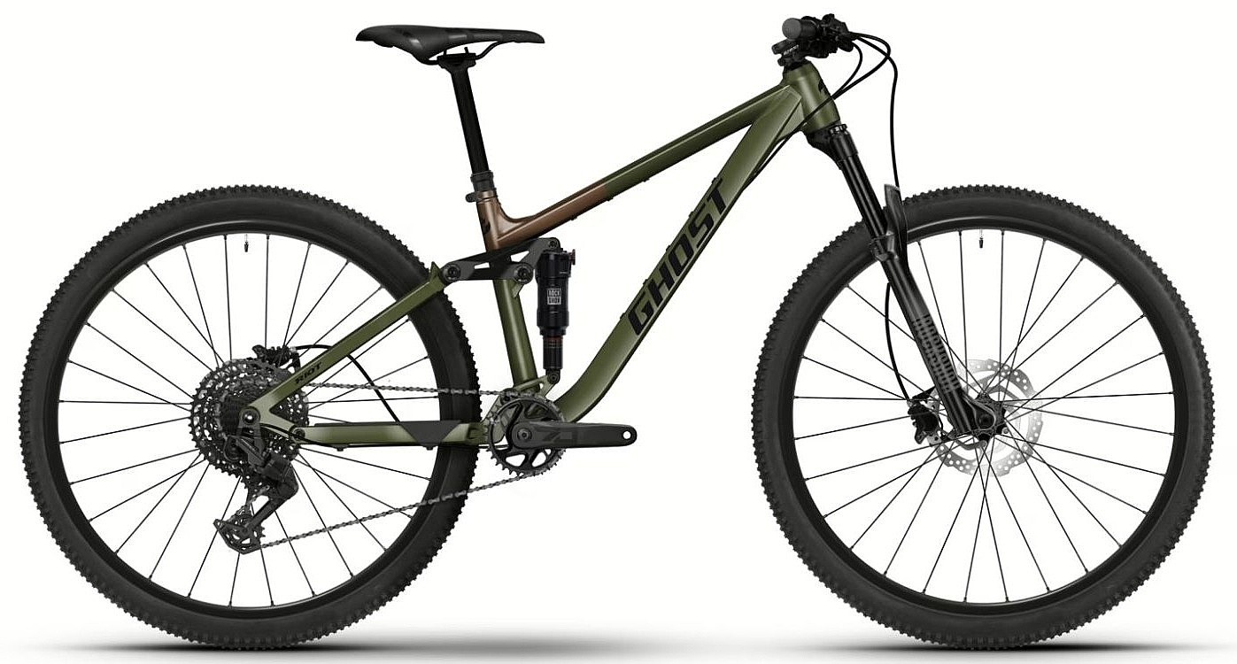 vélo Ghost Riot Youth Pro 27.5" - Mossy Olive/Deep Coffee Matt - unisex junior