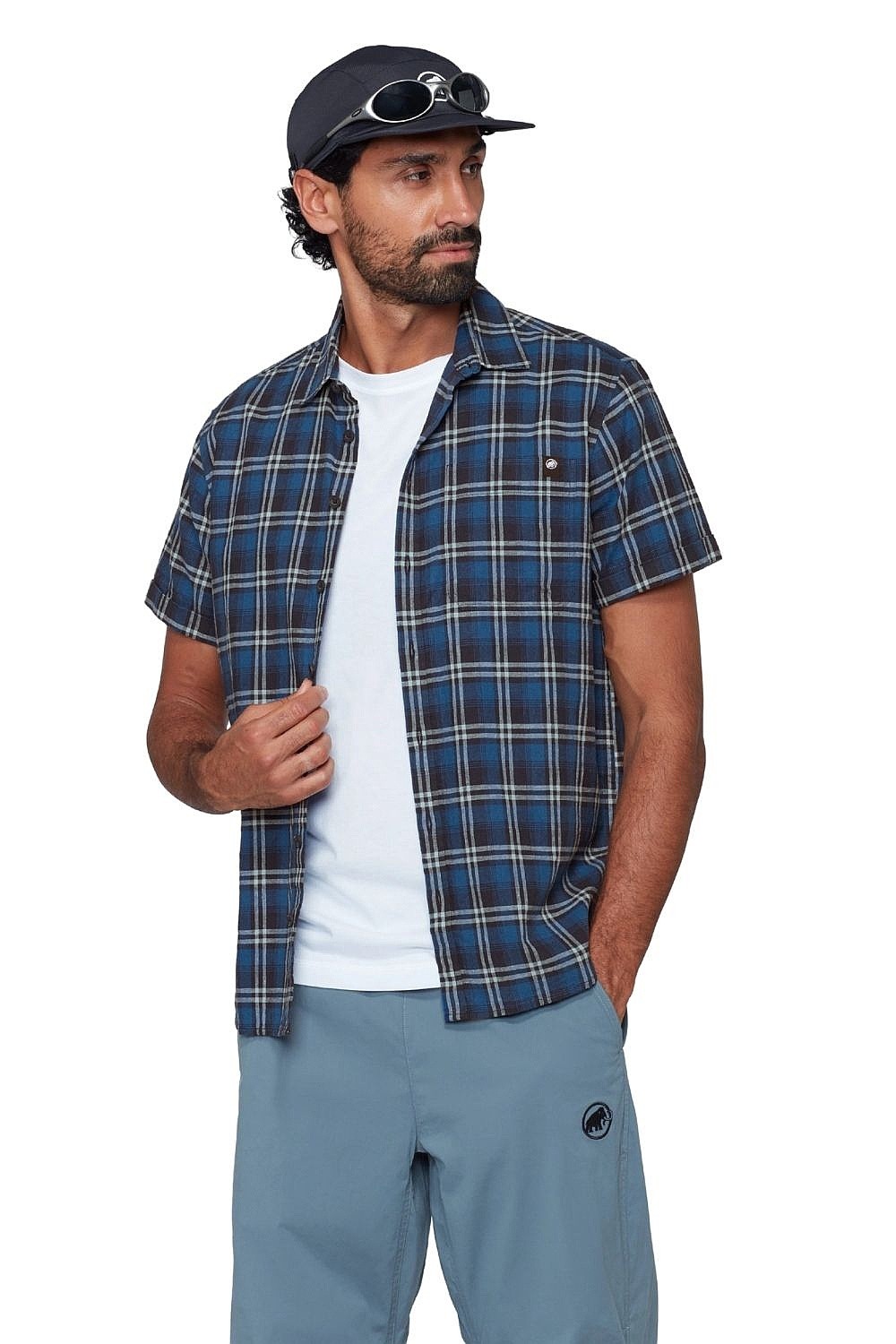 рубашка Mammut Trovat Summer - Marine/Tschiel - men´s