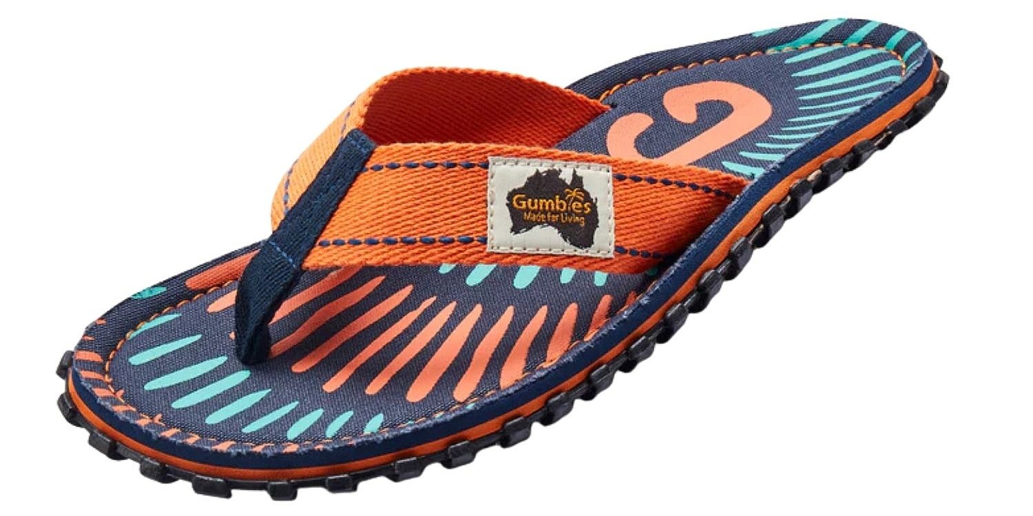 șlapi Gumbies Islander - Tangerine Burst