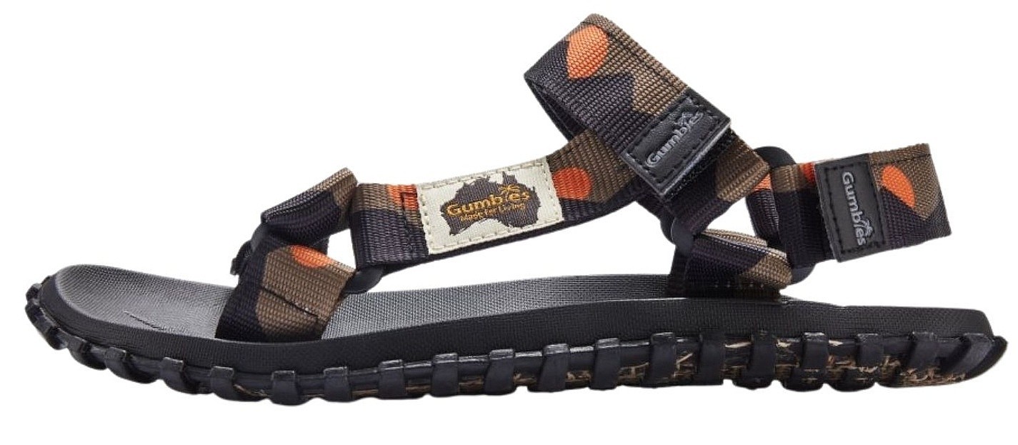 sko Gumbies Scrambler - Khaki/Orange