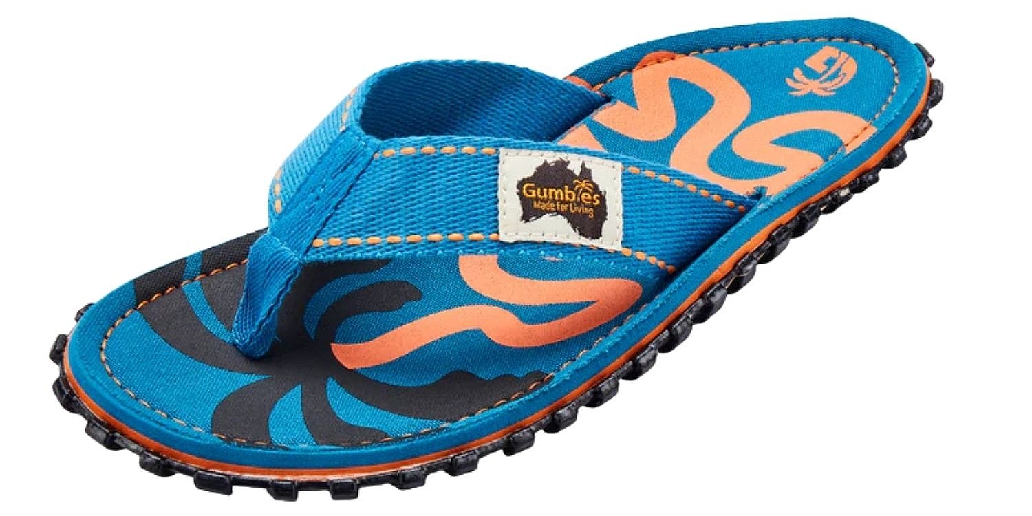 șlapi Gumbies Islander - Blue Palmetto