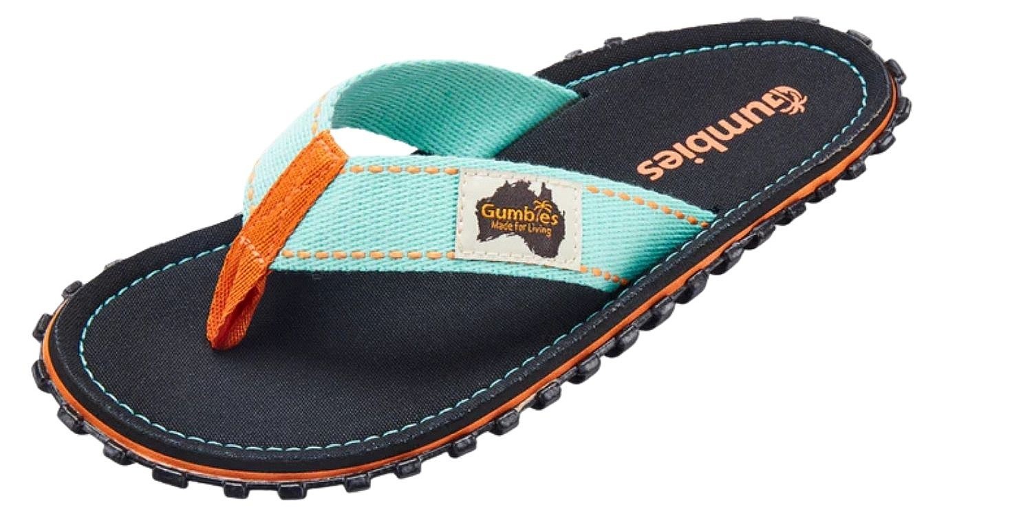 șlapi Gumbies Islander - Tricolor Black