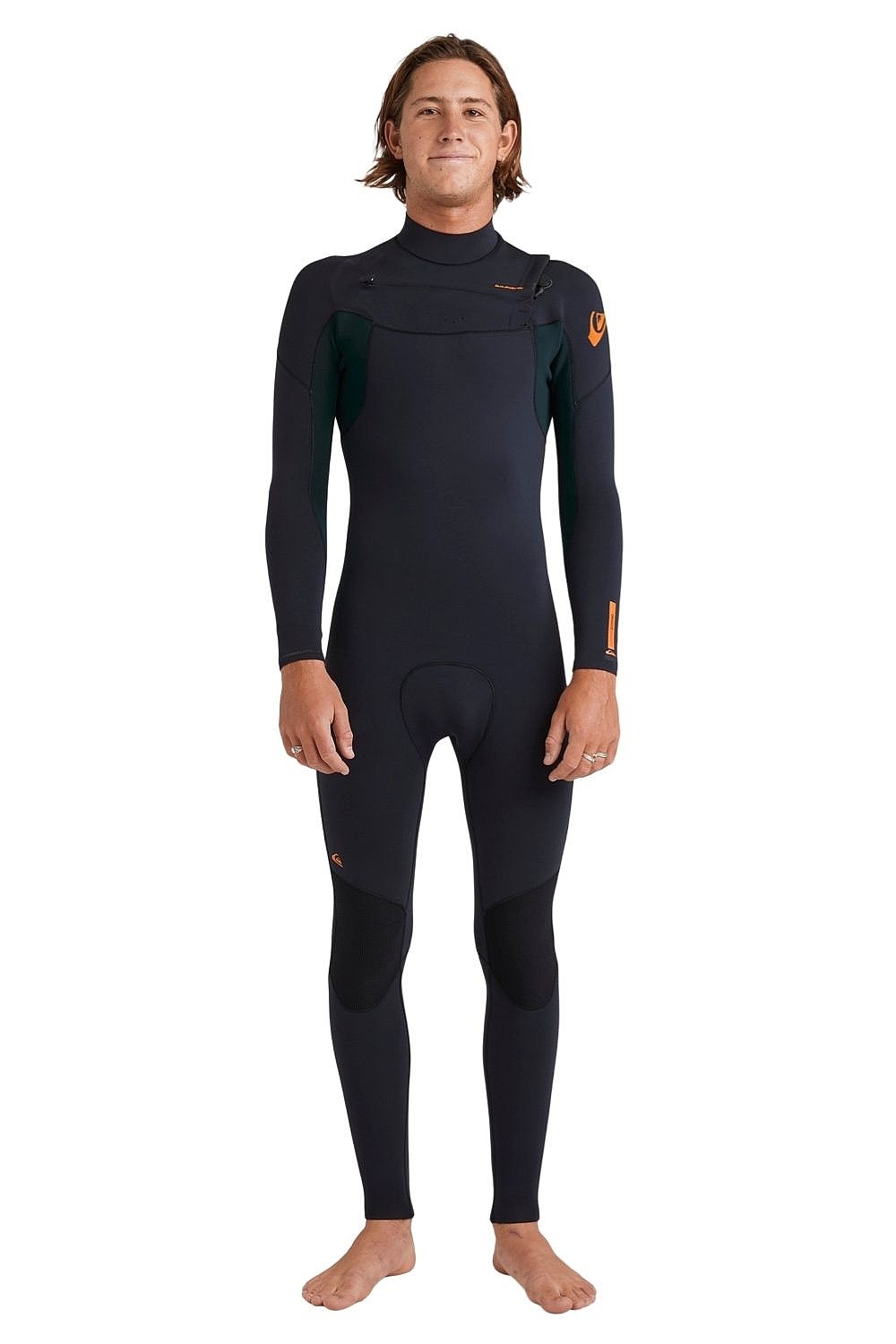 neoprén Quiksilver Everyday Sessions 3/2 Chest Zip LS - GNB0/Jade