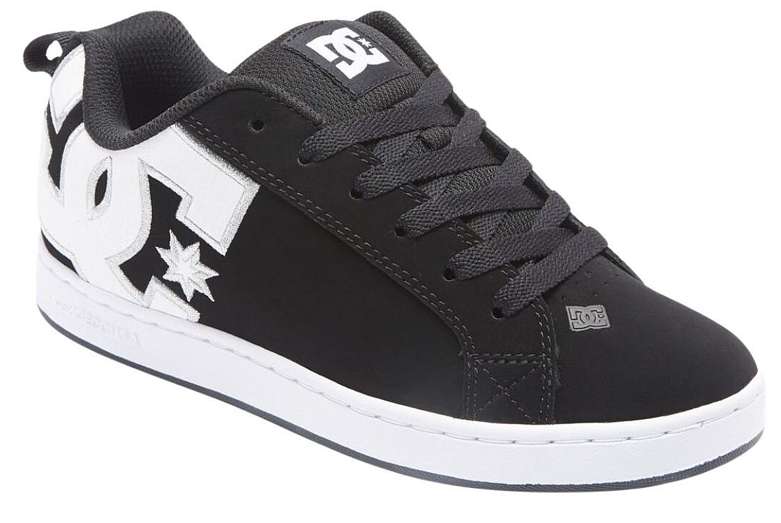 buty DC Court Graffik - BWS/Black/White Stencil - women´s