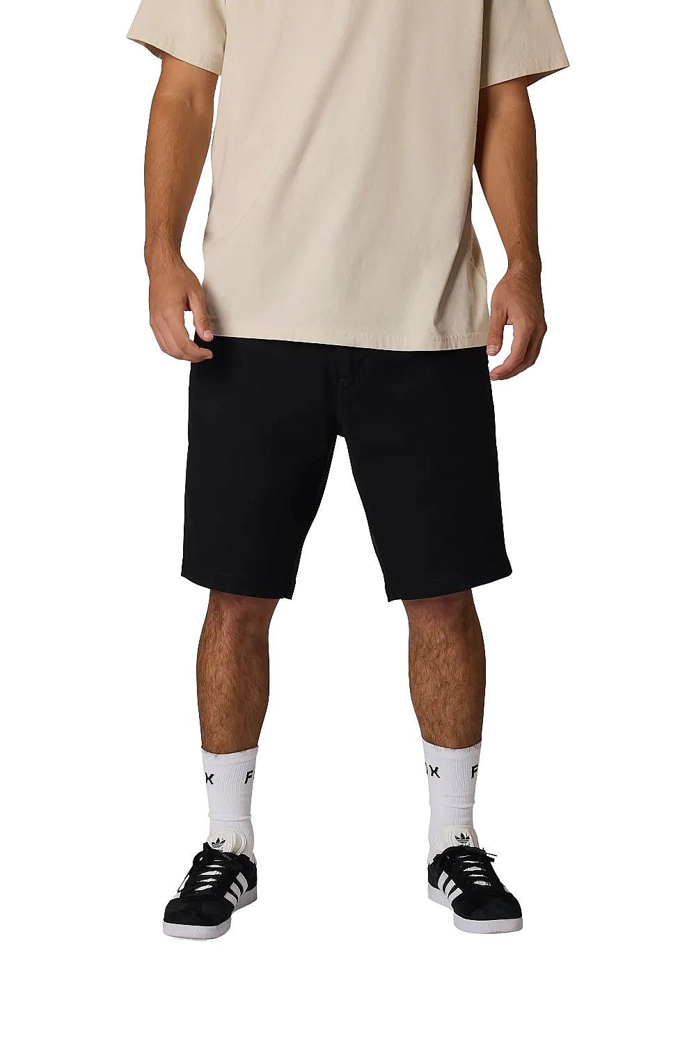 pantaloni scurți Fox Work - Black - men´s