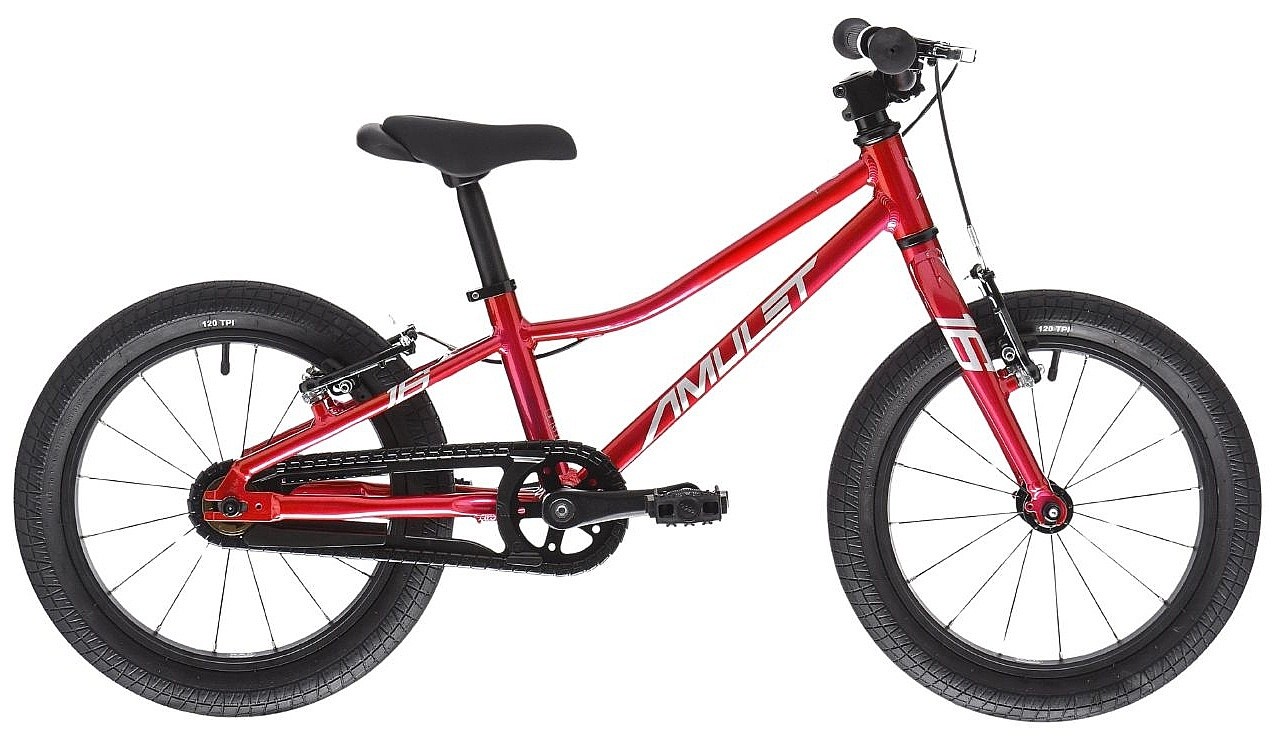 bicycle Amulet Tomcat 16" - Red Shiny/Silver - kid´s