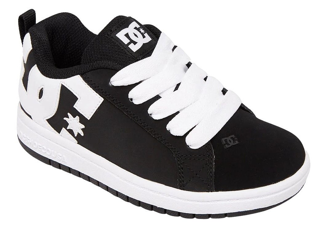 обувь DC Court Graffik - BKW/Black/White - unisex junior