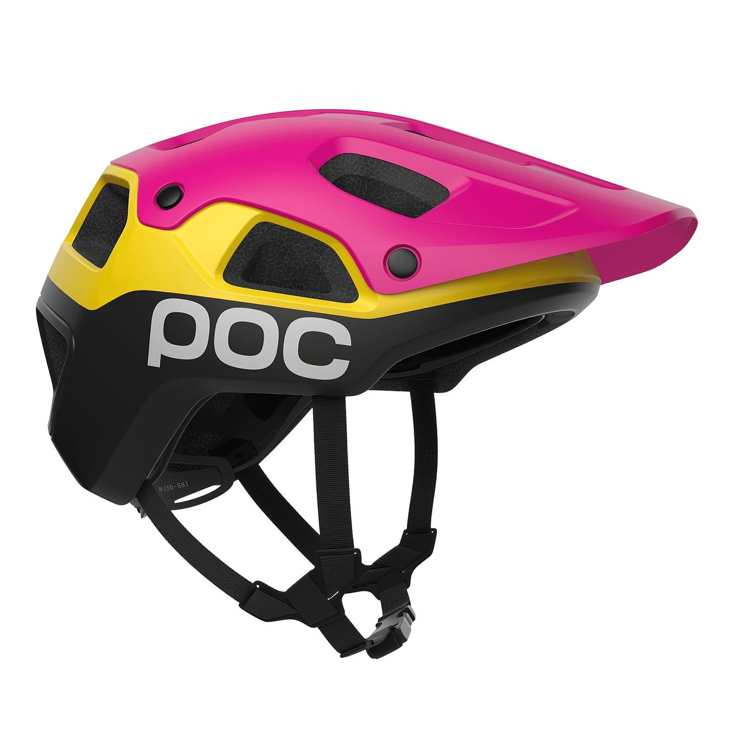 helma Poc Cularis Pure Mips - Rhos Red Matt/Citrine Yellow Matt