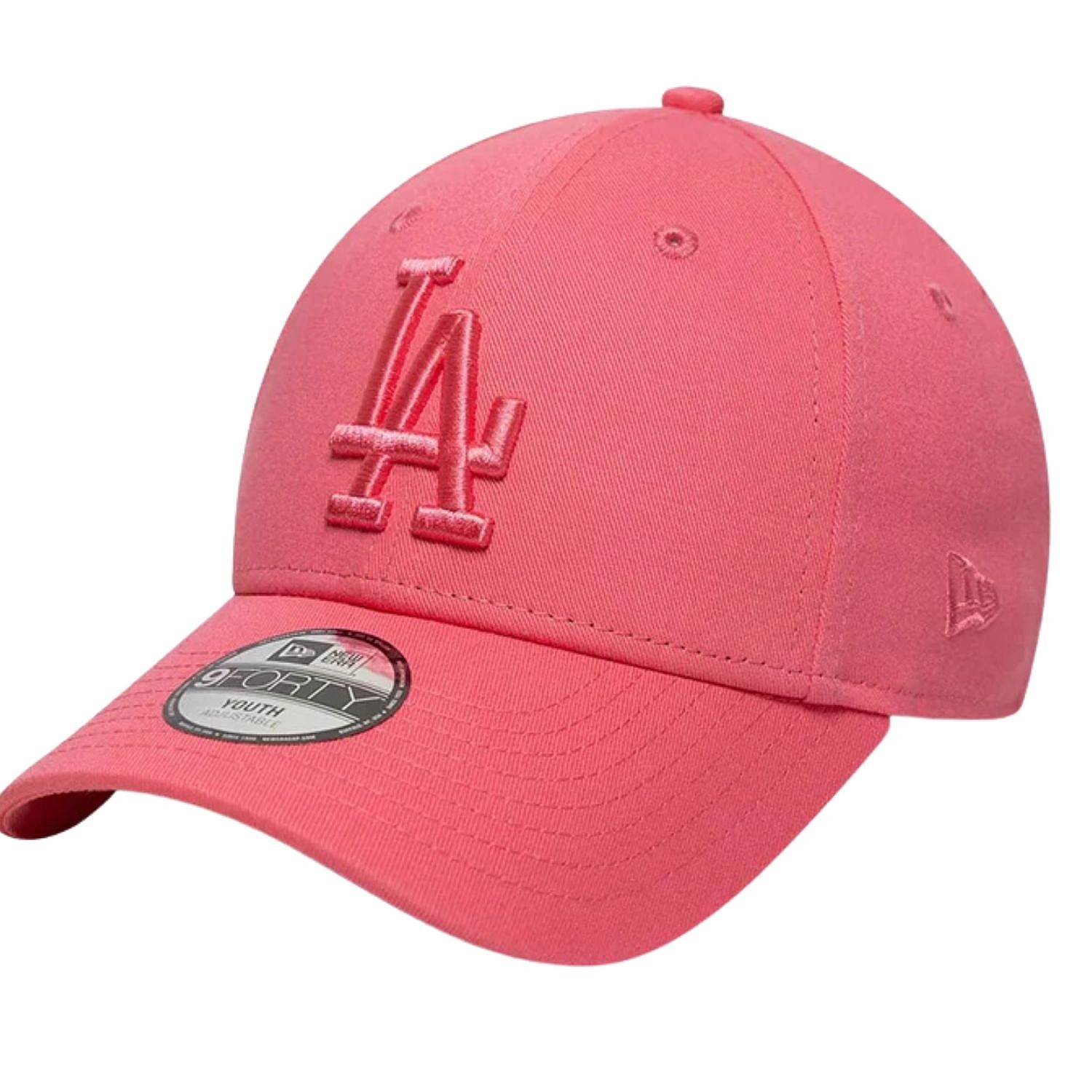 šiltovka New Era 9FO League Ess.Trucker MLB Los Angeles Youth - Thrift Pink - unisex junior