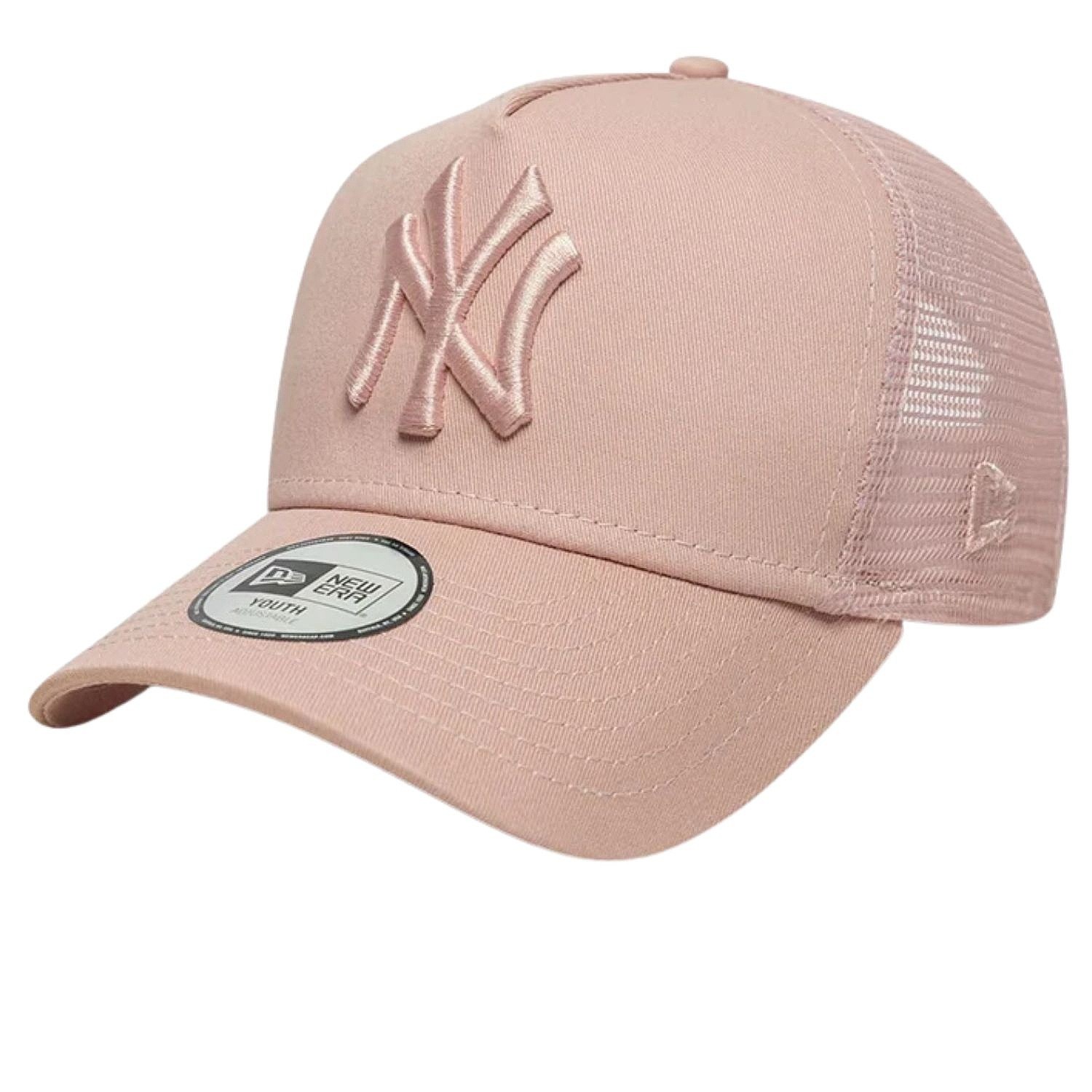 czapka z daszkiem New Era 9FO AF League Trucker MLB New York Yankees Youth - Pink Rouge - unisex junior
