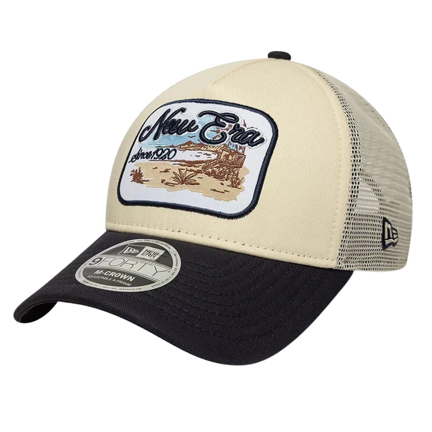 кепка New Era 9FO M-Crown AF Trucker Branded - Light Cream/Navy - men´s