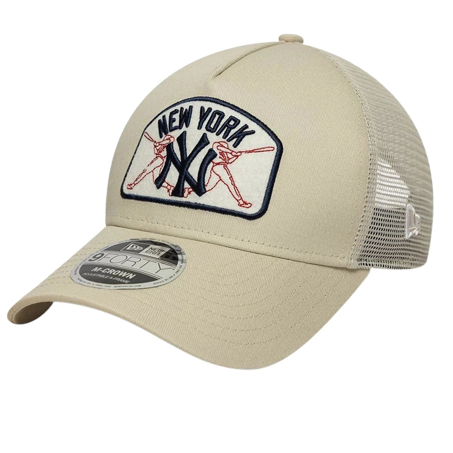 Kappe New Era 9FO M-Crown AF Trucker MLB New York Yankees - Stone - men´s
