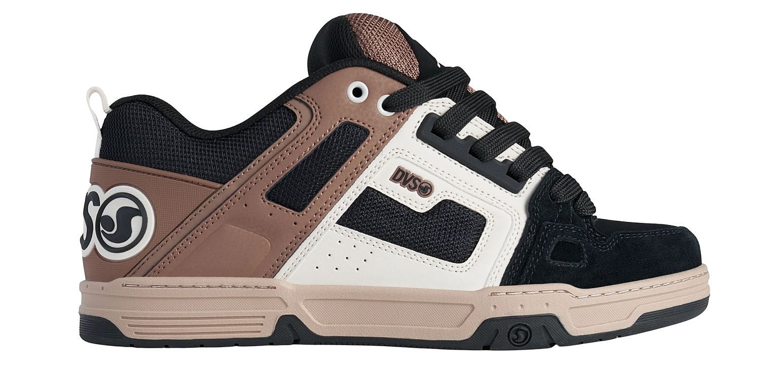 chaussures DVS Comanche - Black/Taupe/Brown/Suede - men´s