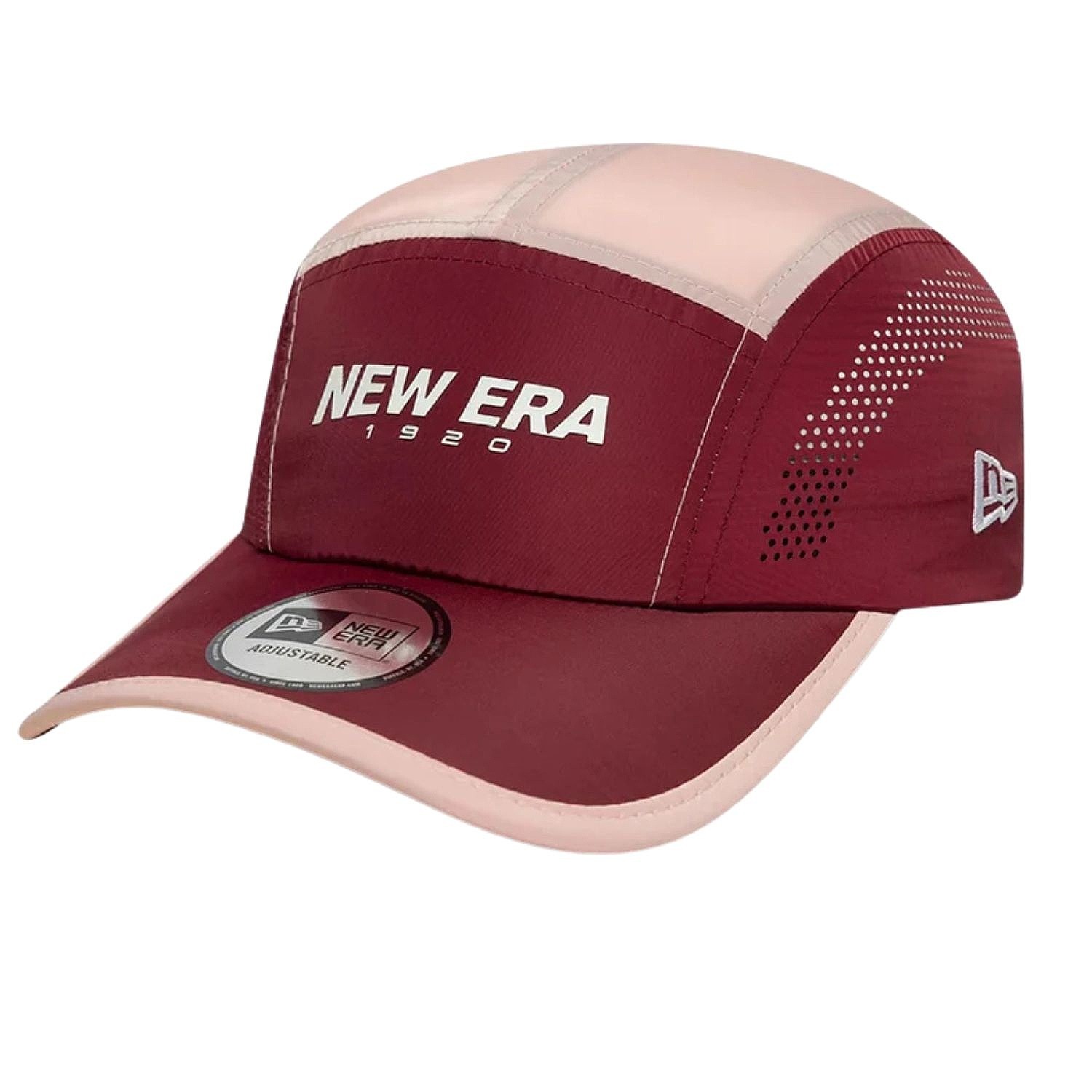 kšiltovka New Era Runner Colour Block - Cardinal/Pink